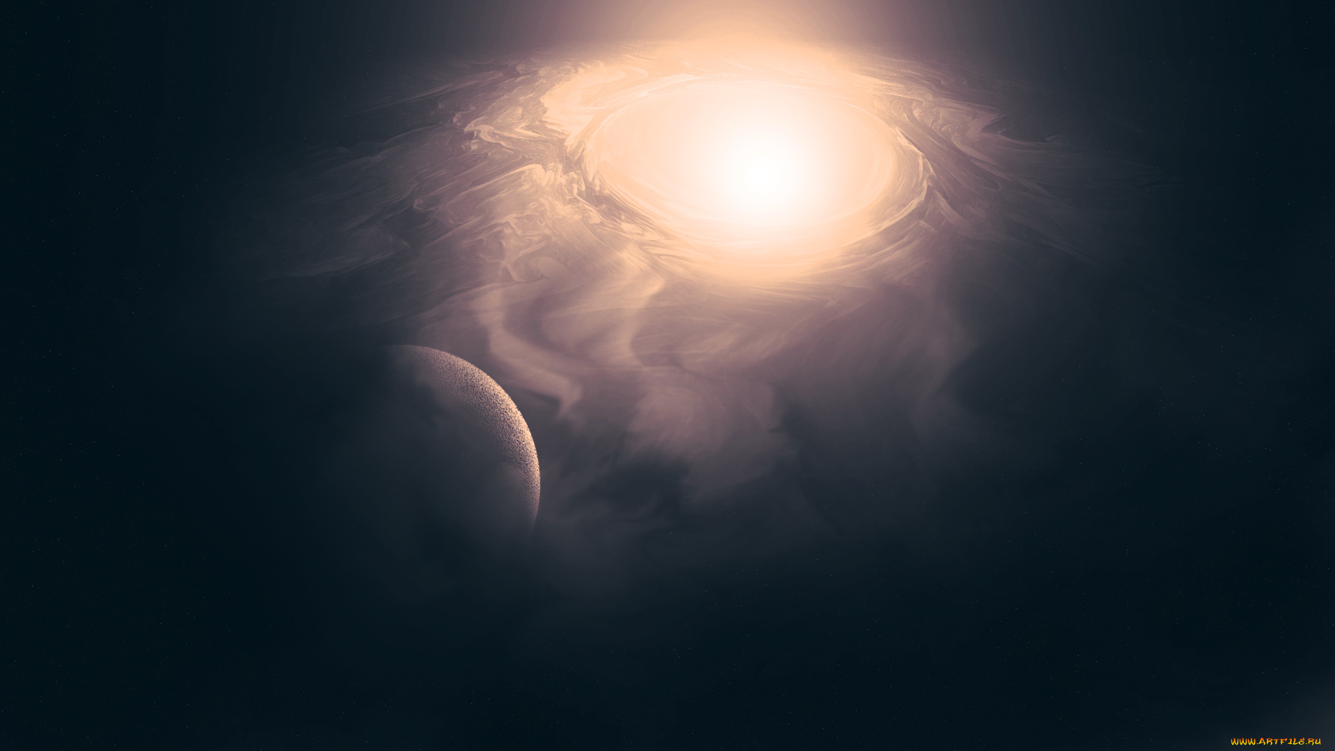 космос, арт, планета, галактика, вселенная