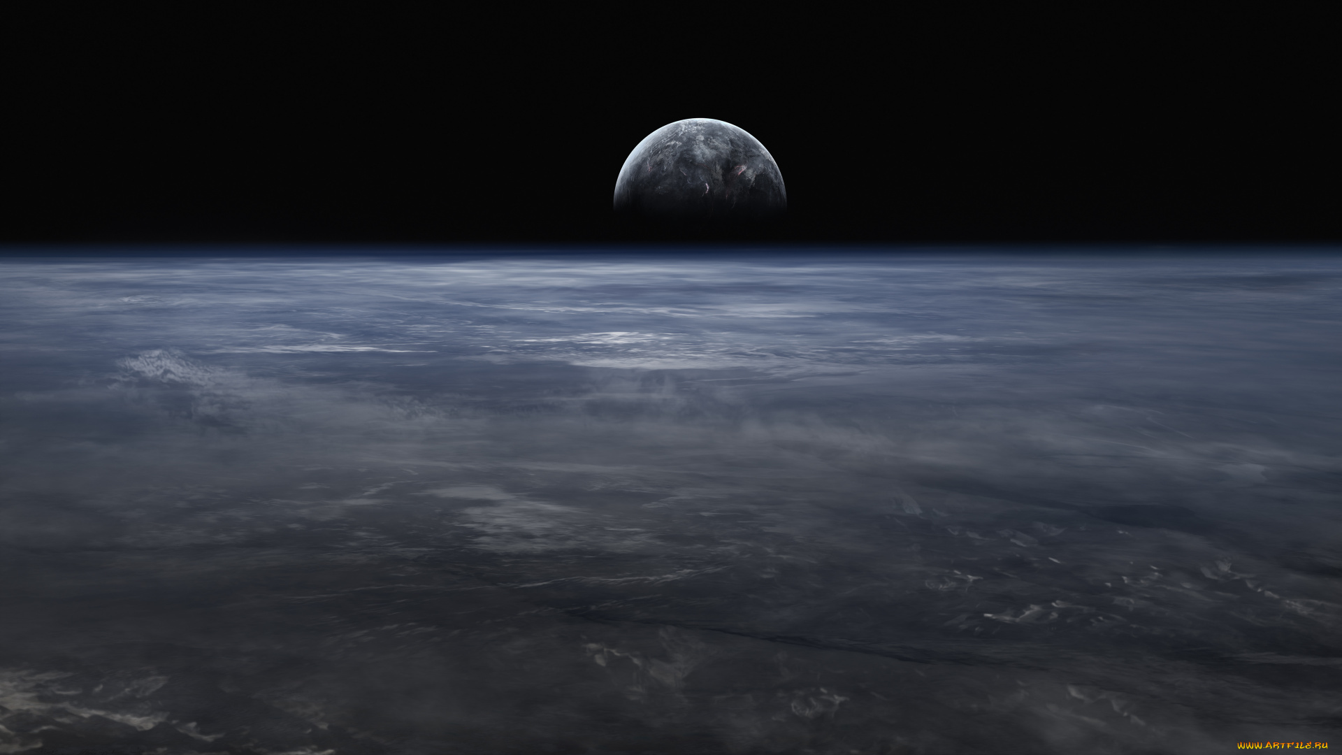 космос, арт, вселенная, планета, галактика