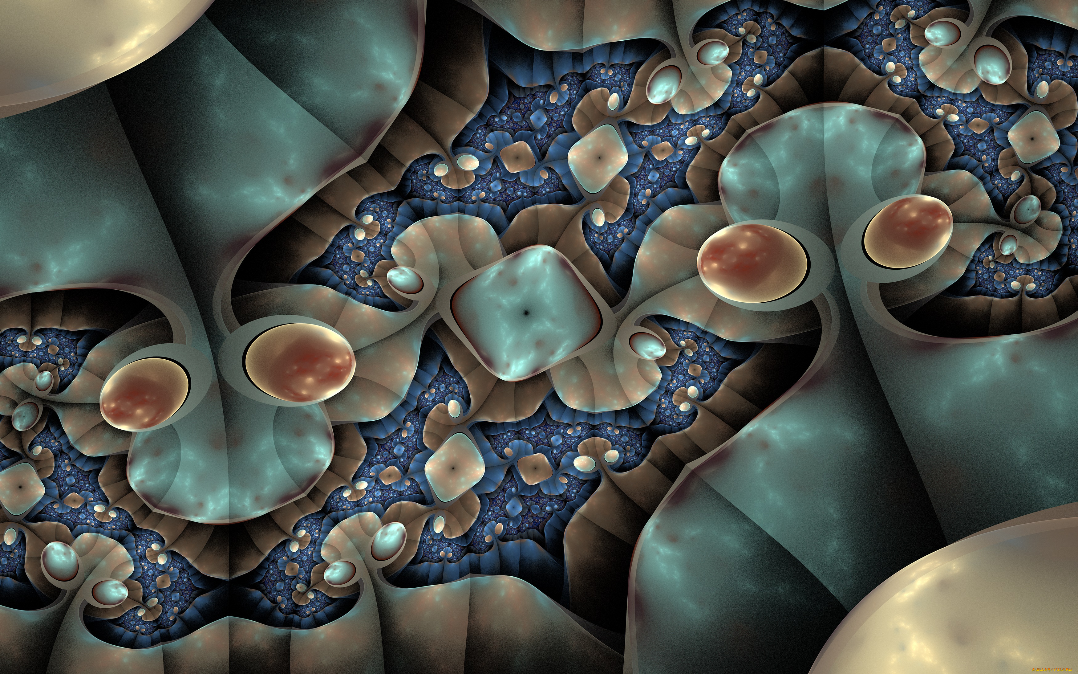 3д, графика, фракталы, , fractal, цвета, фон, узор