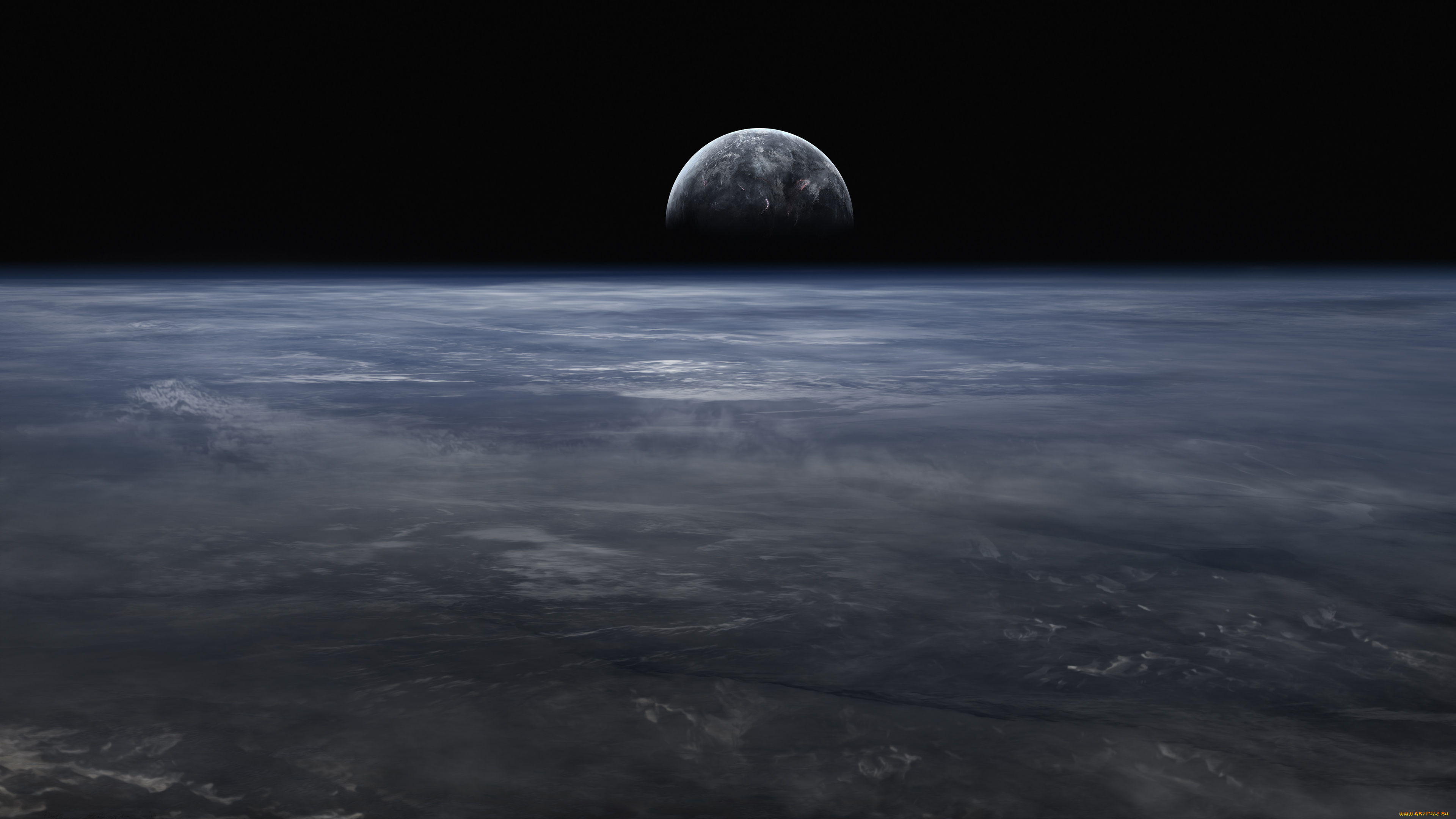 космос, арт, вселенная, планета, галактика