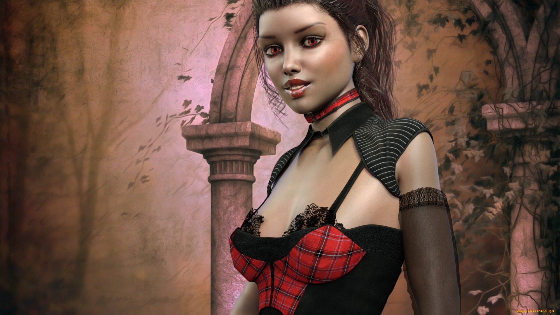 3д, графика, люди, , people, фон, взгляд, девушка