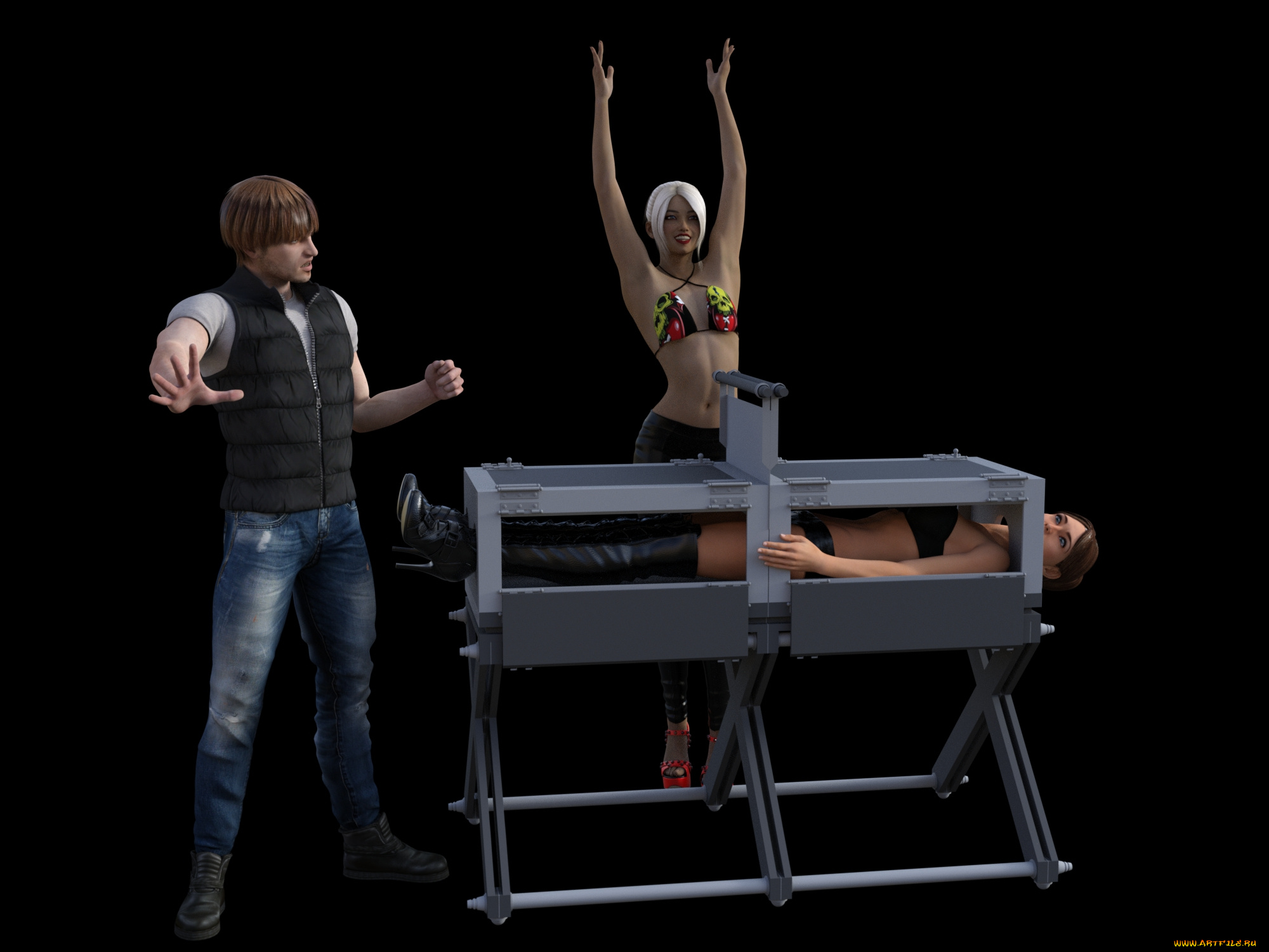 3д, графика, люди, , people, фон, взгляд, девушки