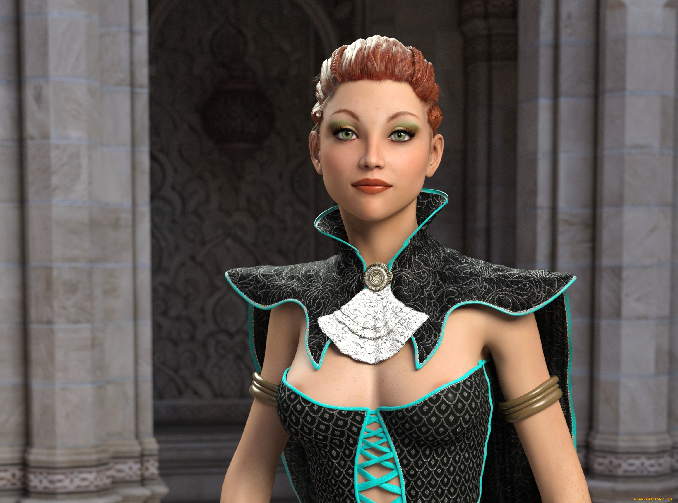 3д, графика, люди, , people, девушка, фон, взгляд