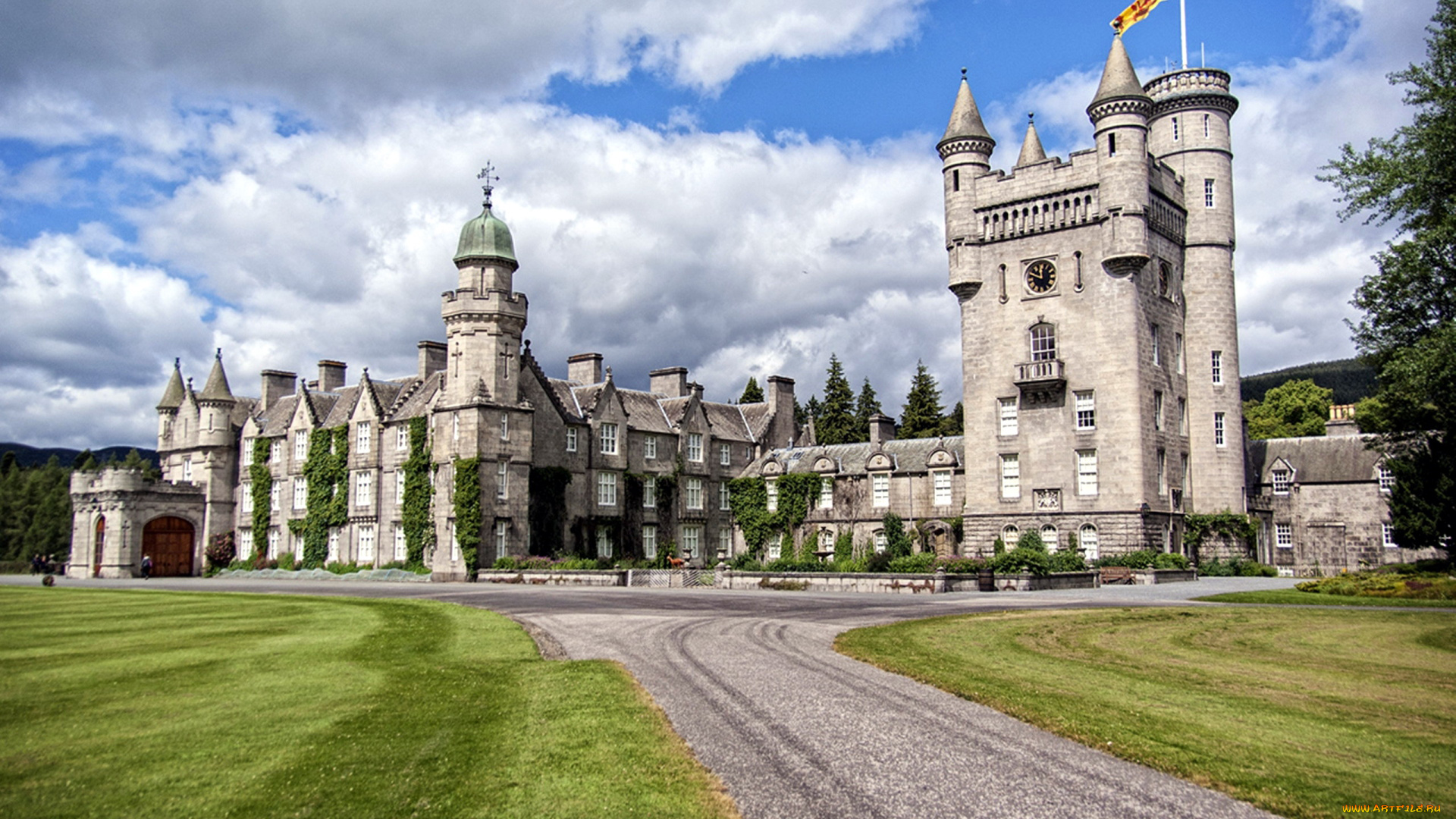 города, эдинбург, , шотландия, замок