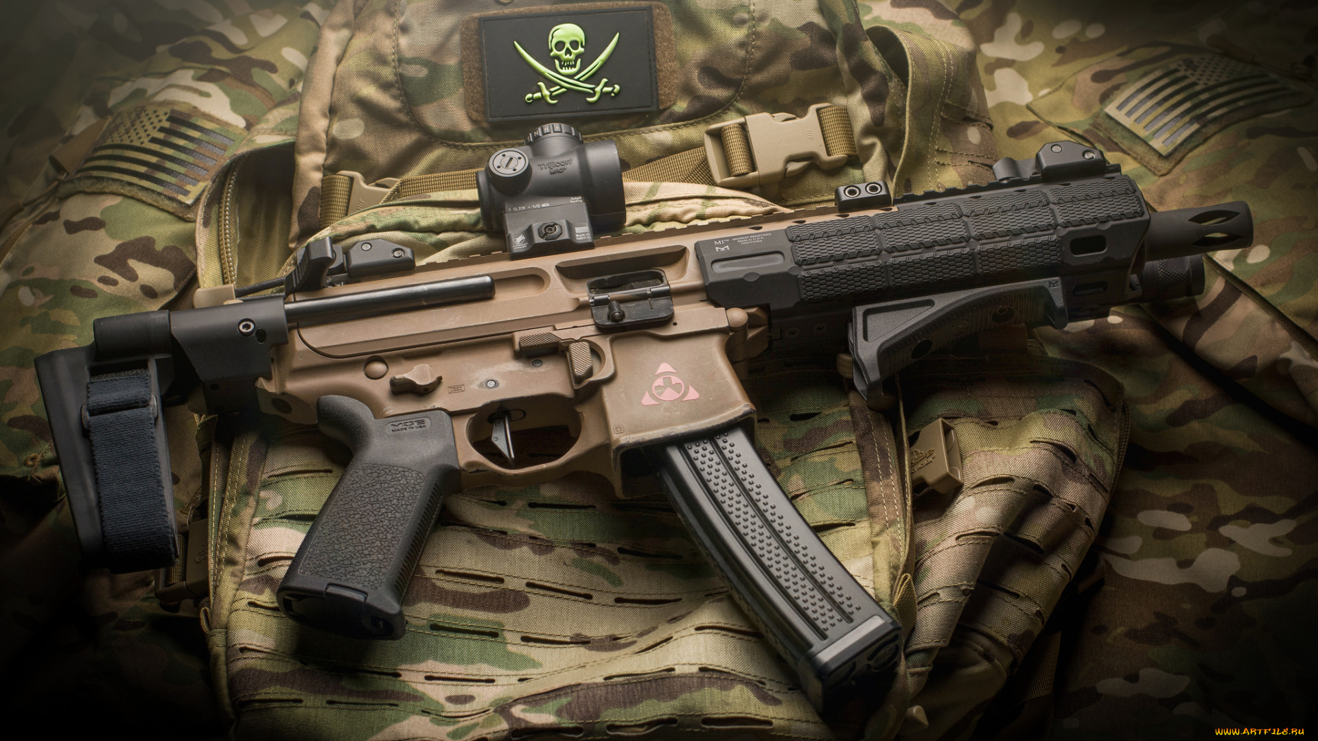 оружие, автоматы, ствол