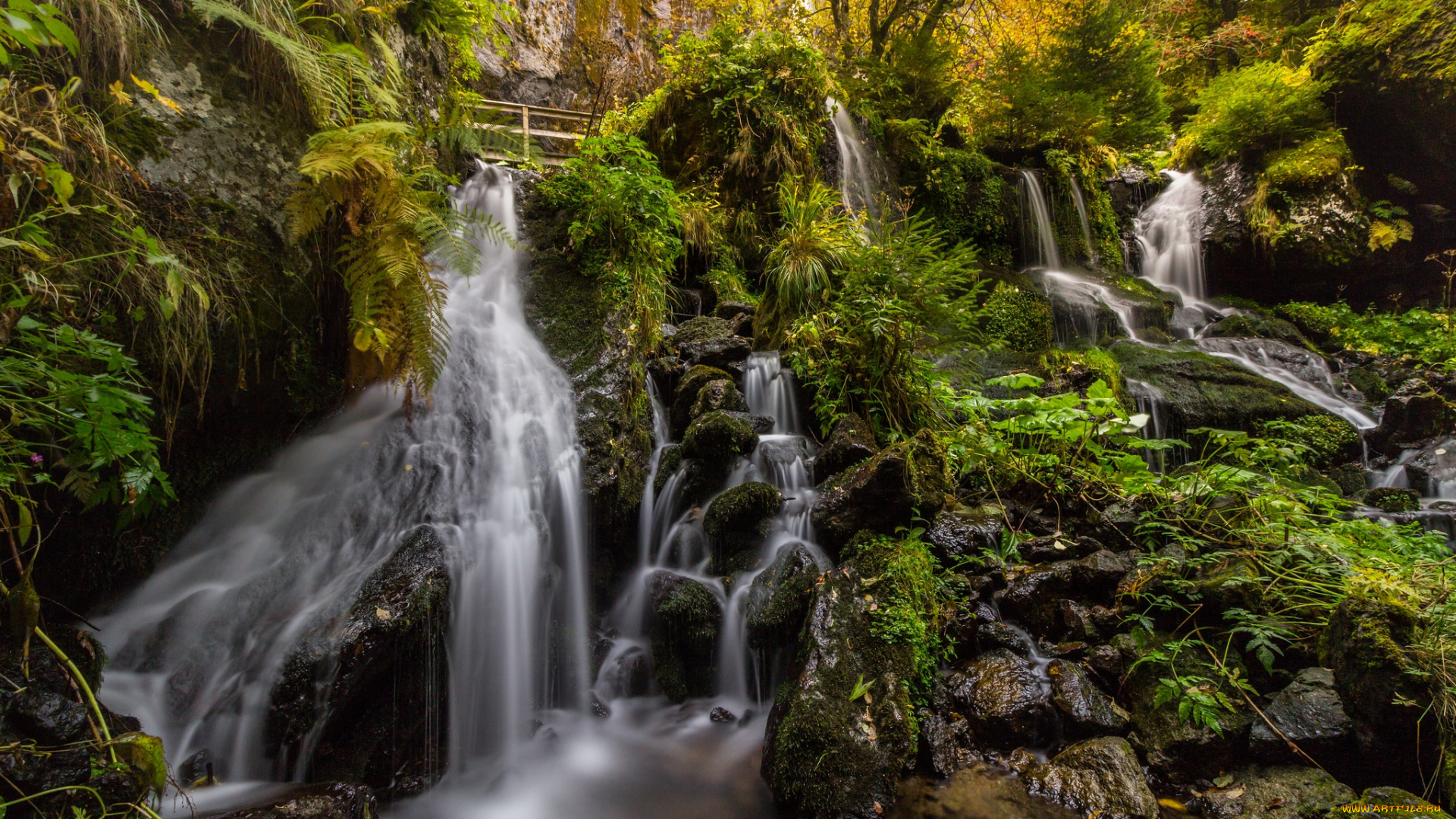 природа, водопады, простор