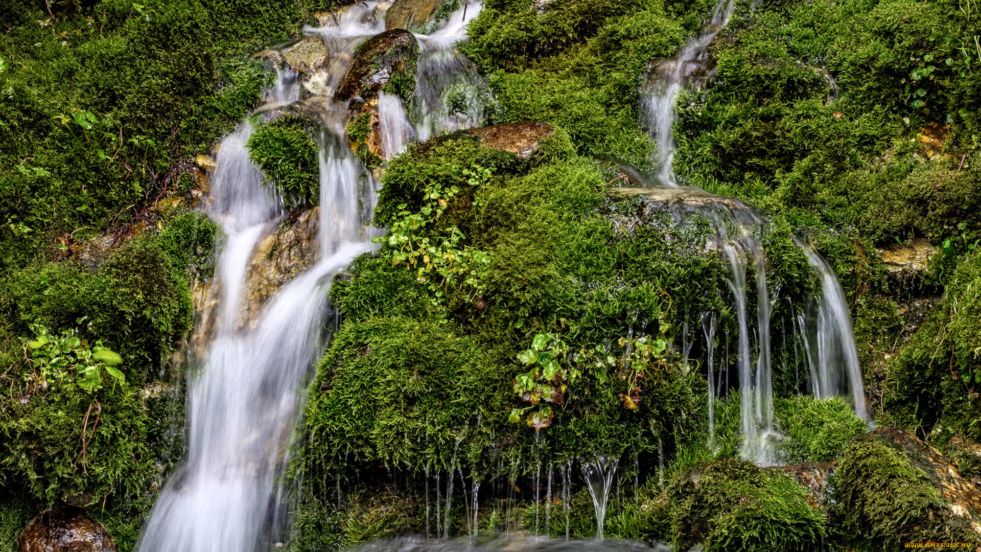 природа, водопады, простор