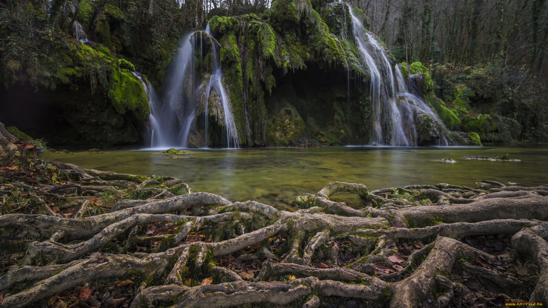 природа, водопады, простор