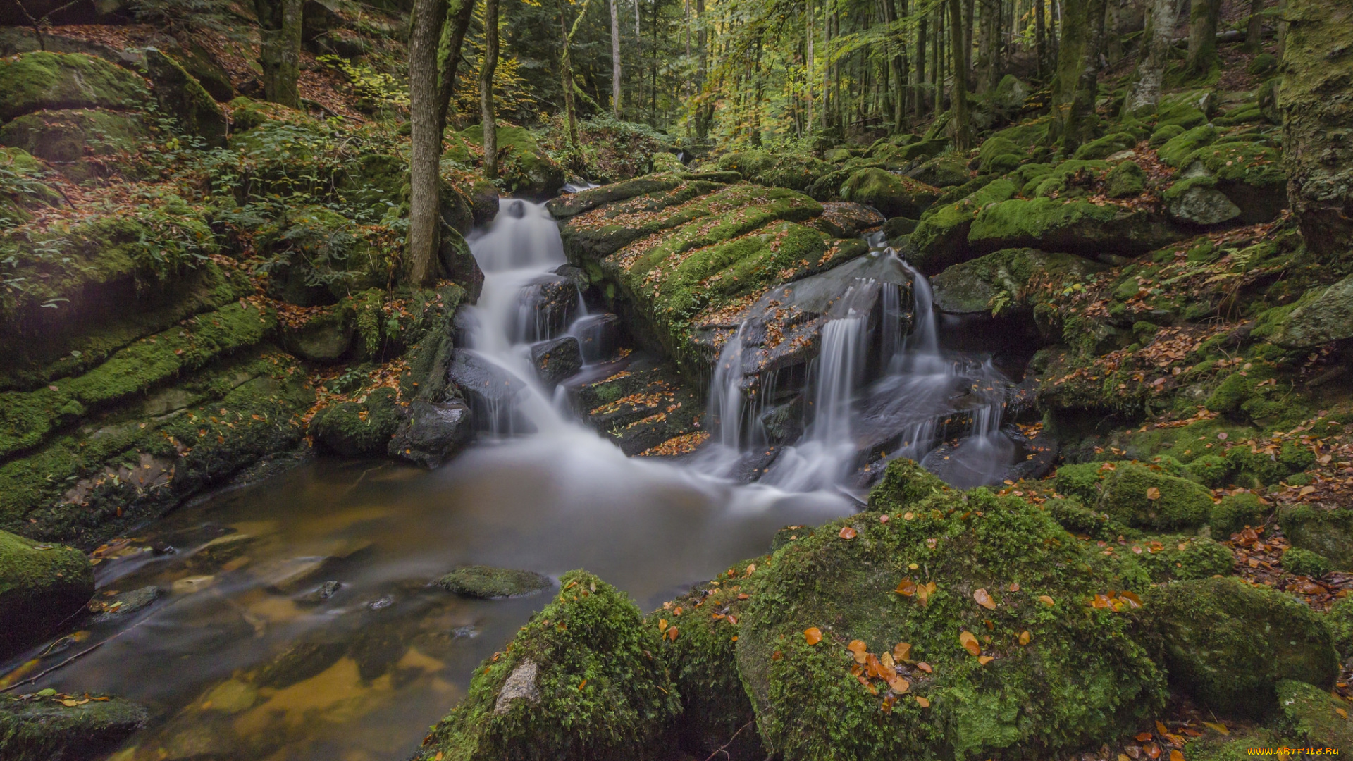 природа, водопады, простор