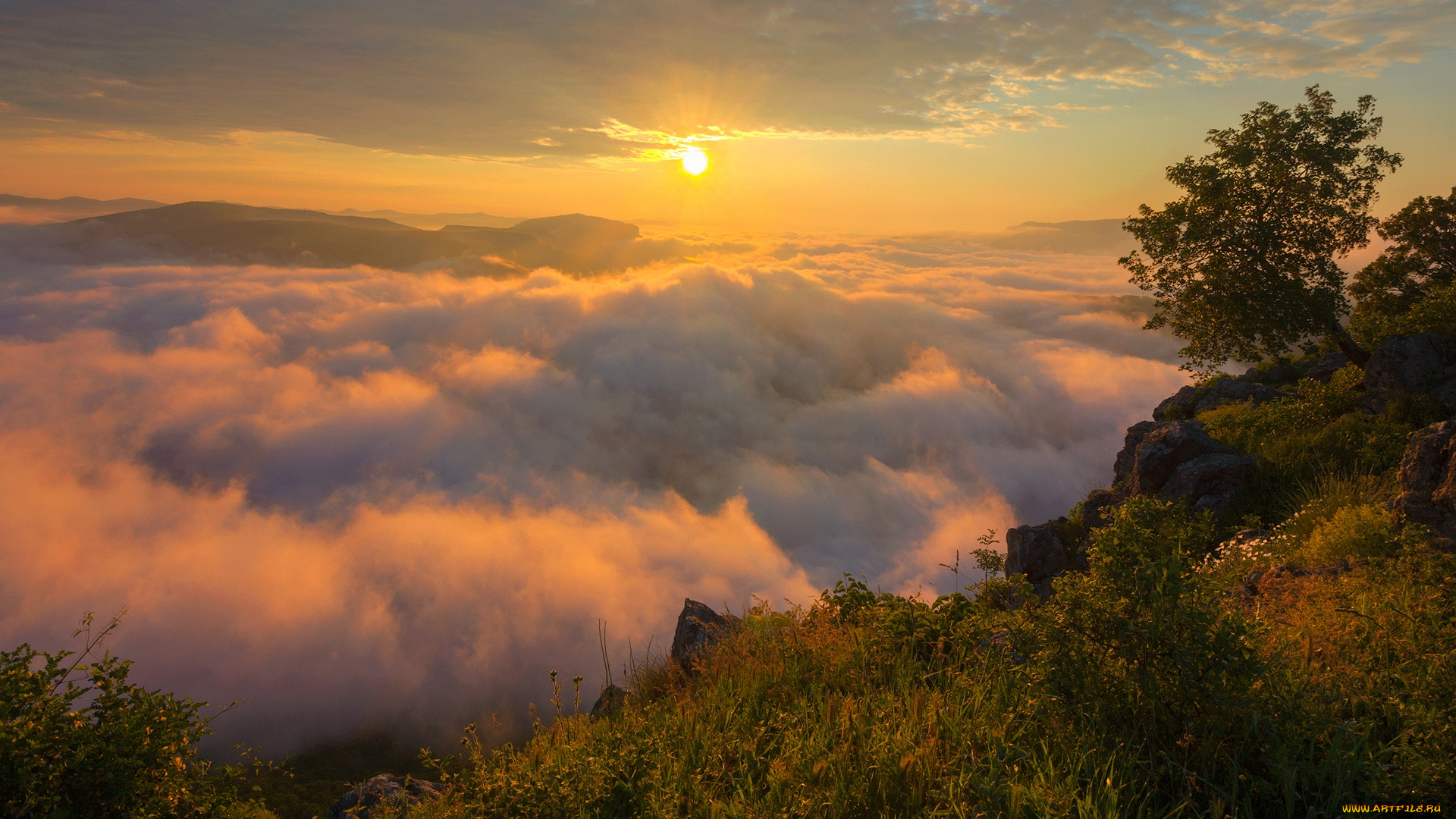 природа, восходы, закаты, простор