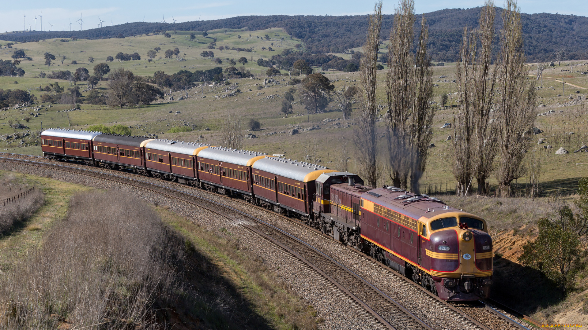 техника, поезда, локомотив, состав