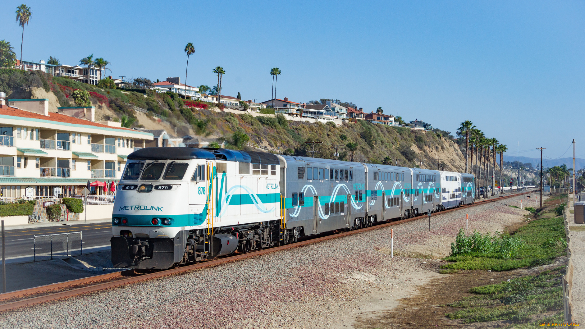 техника, поезда, локомотив, состав