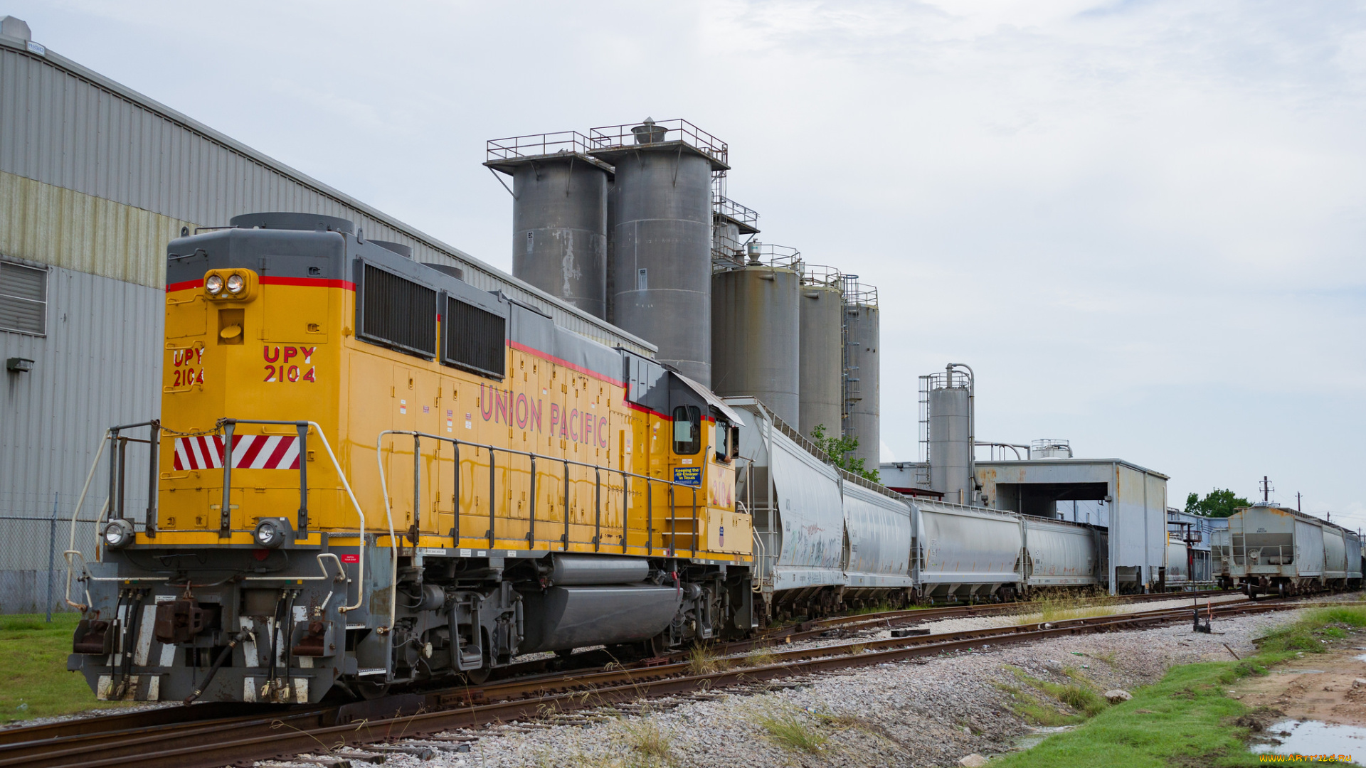 техника, поезда, локомотив, состав