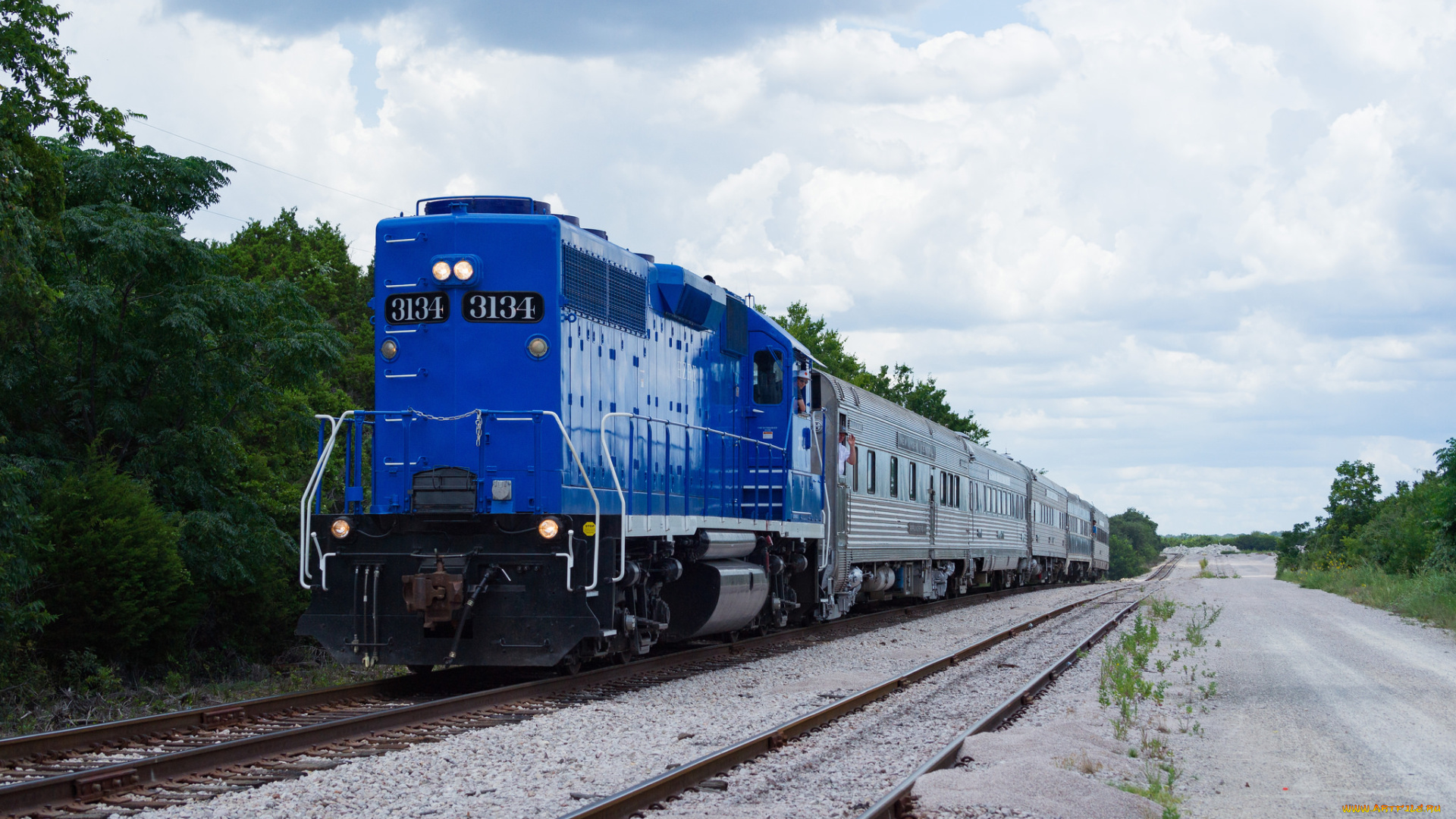 техника, поезда, локомотив, состав