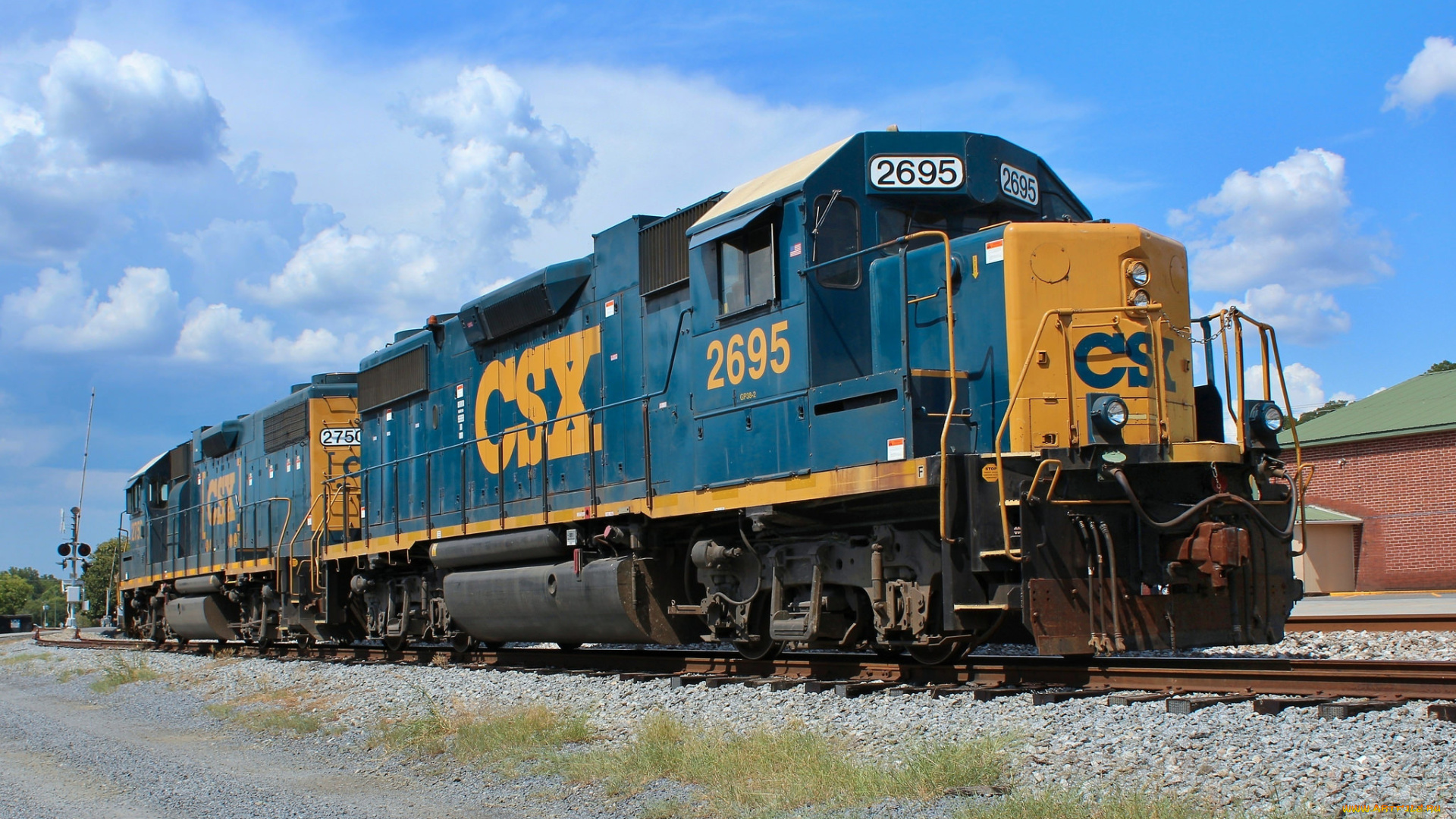 техника, поезда, локомотив, состав