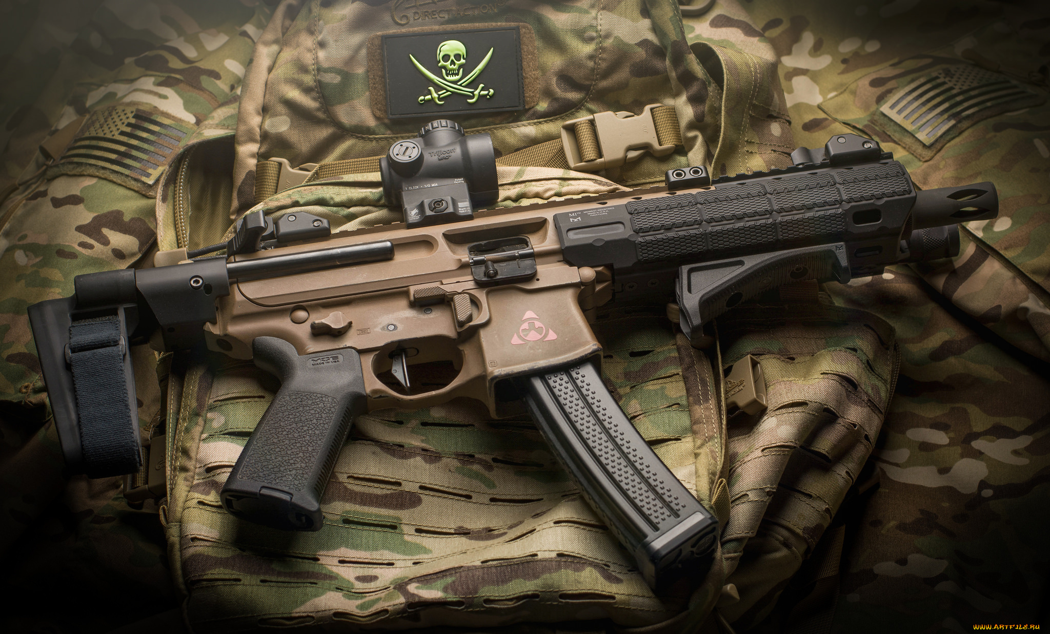 оружие, автоматы, ствол