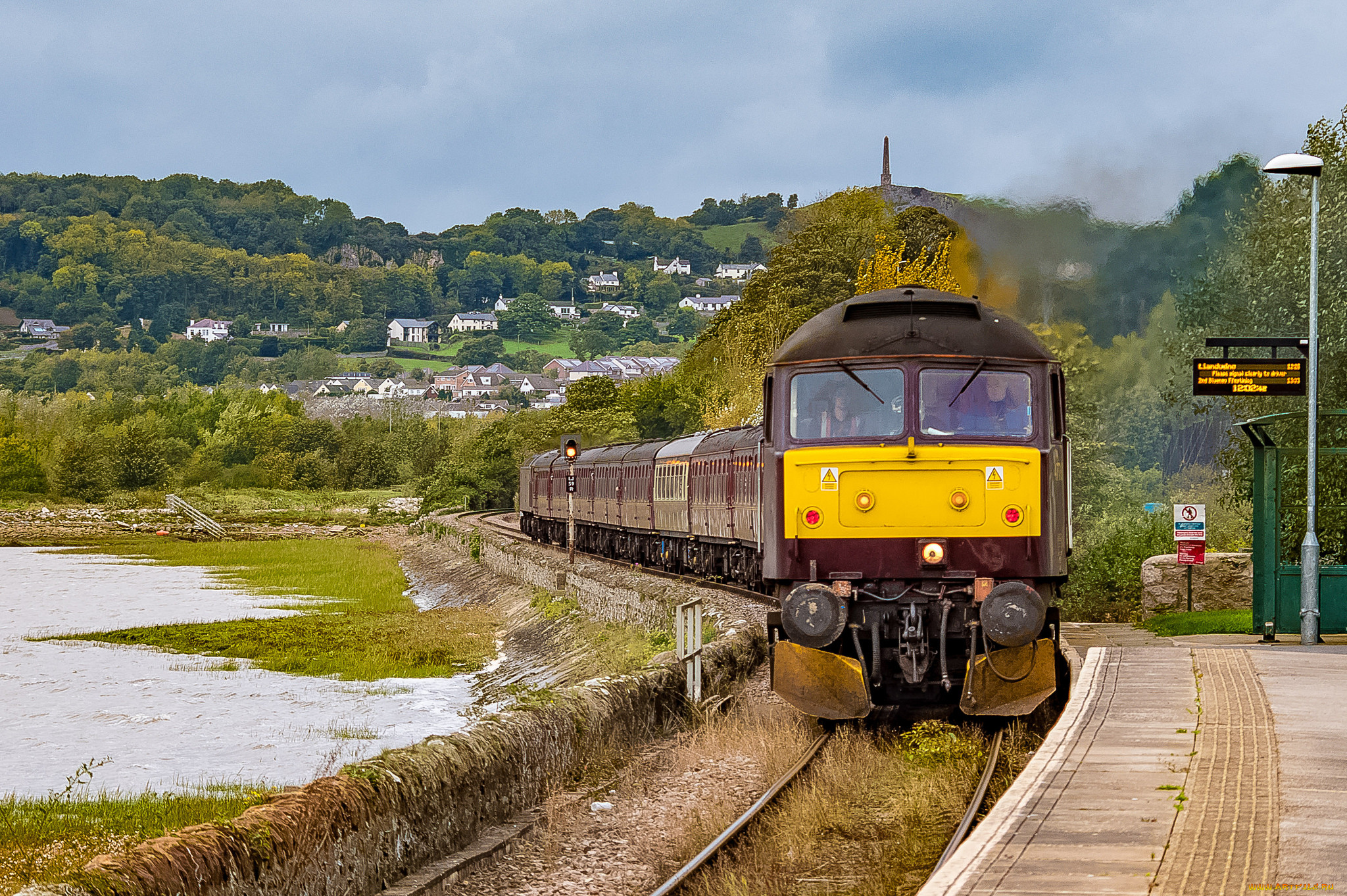 техника, поезда, локомотив, состав