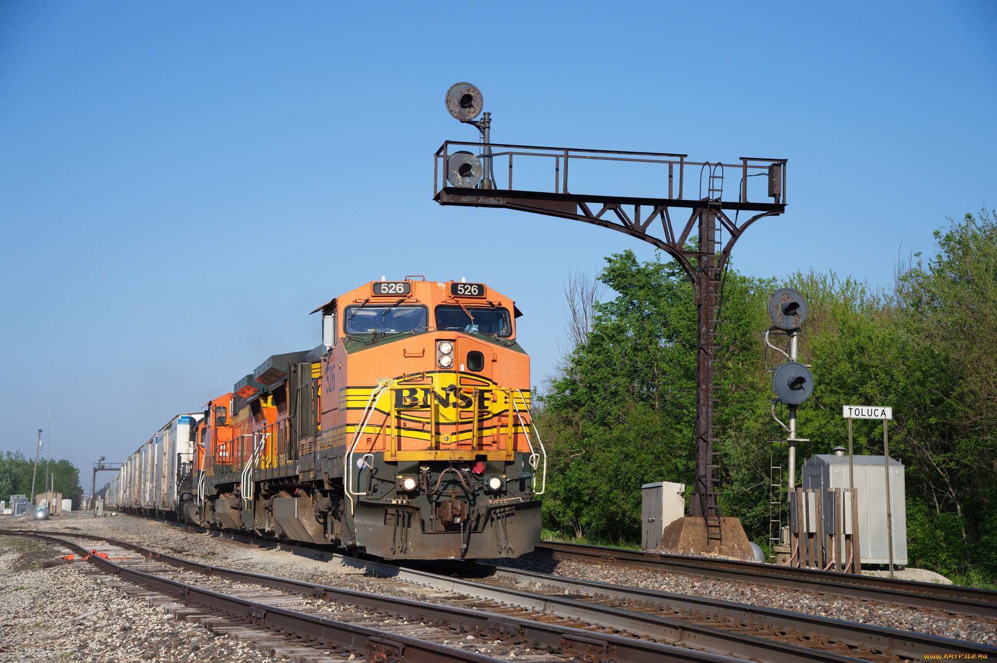 техника, поезда, локомотив, состав