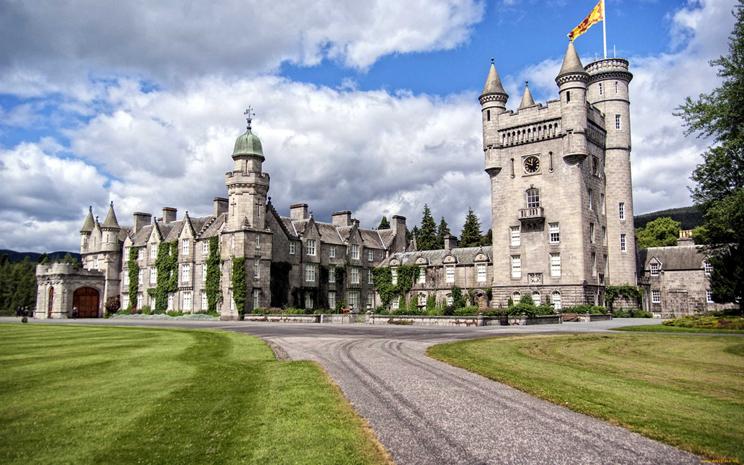 города, эдинбург, , шотландия, замок