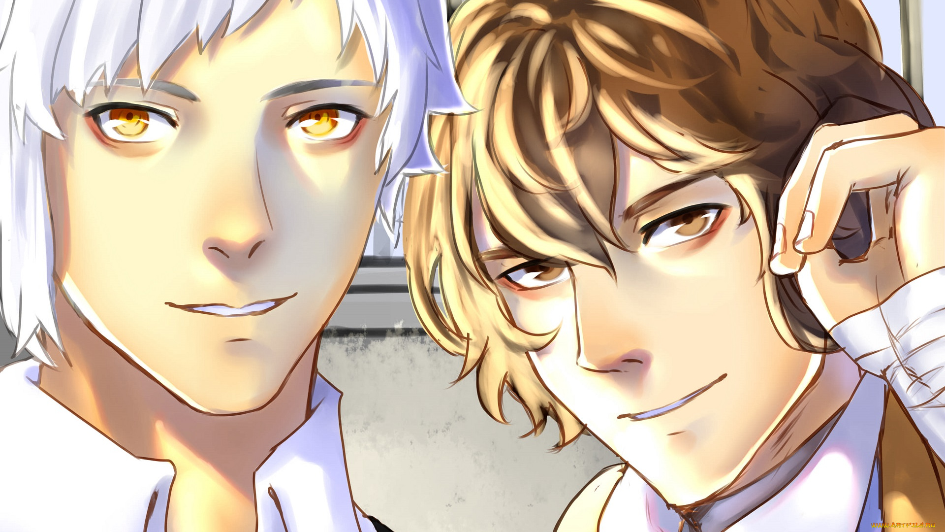 аниме, bungou, stray, dogs, бродячие, псы, литературные, гении