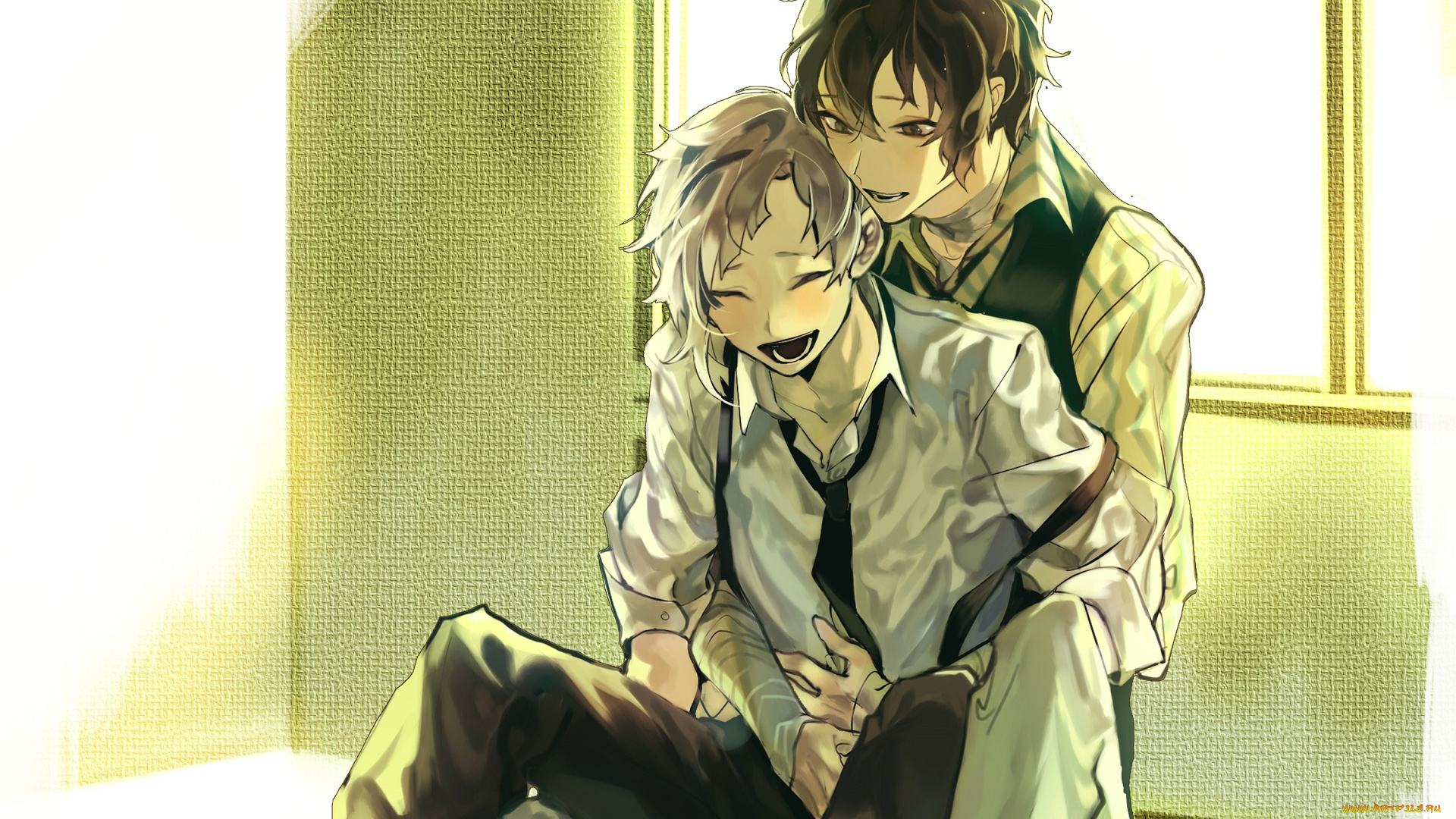 аниме, bungou, stray, dogs, бродячие, псы, литературные, гении