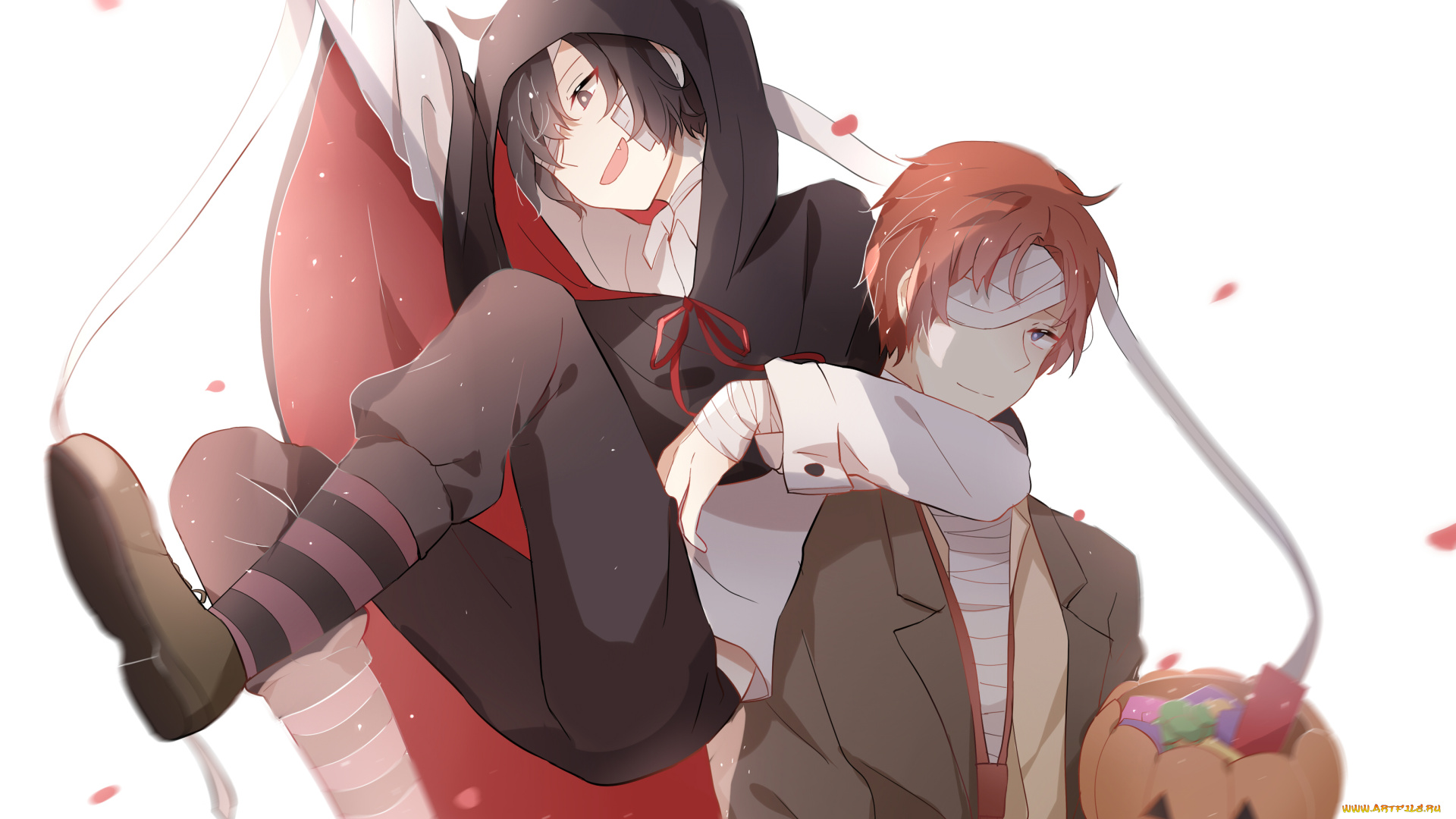 аниме, bungou, stray, dogs, бродячие, псы, литературные, гении