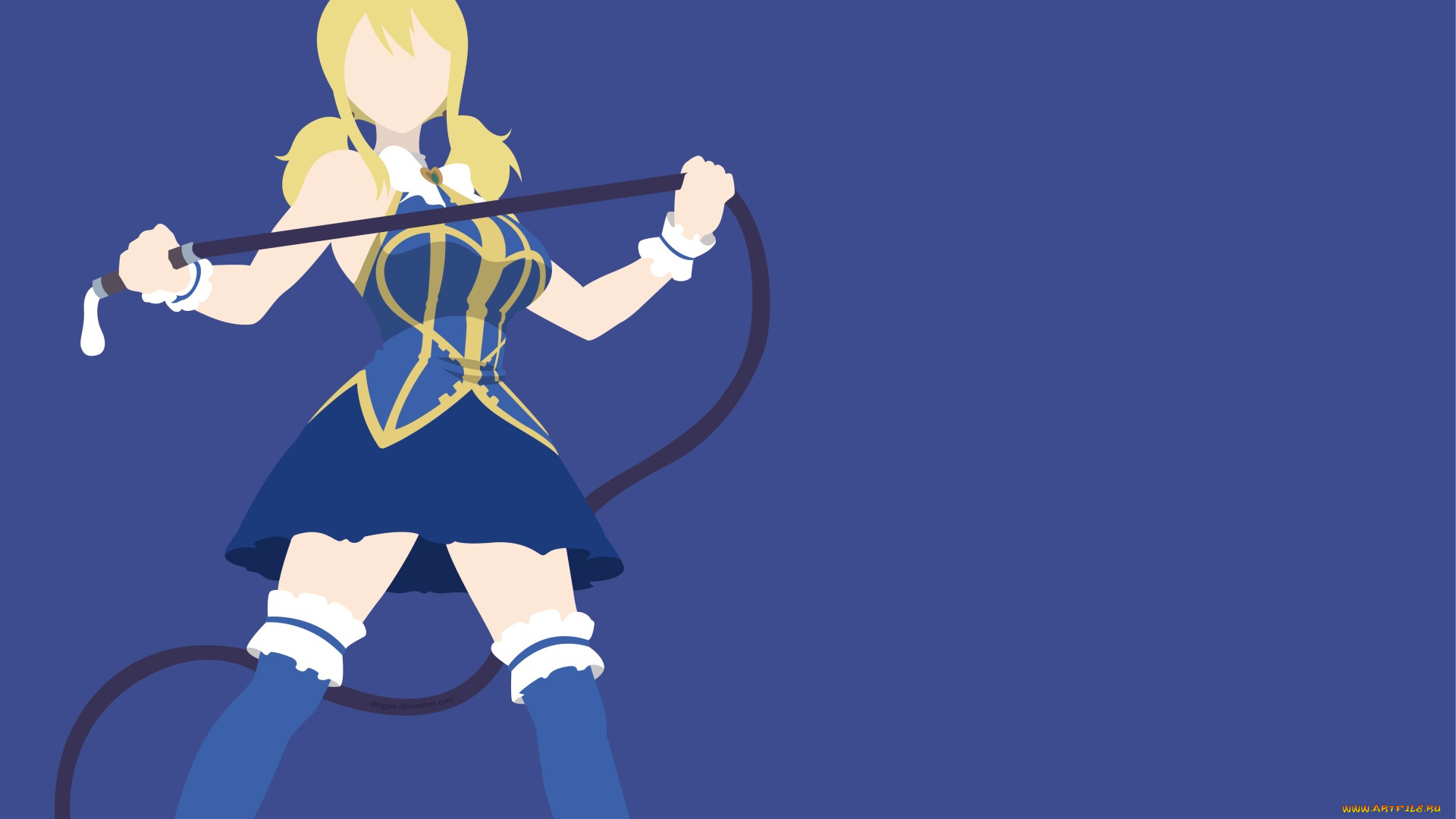 аниме, fairy, tail, фон, взгляд, девушка