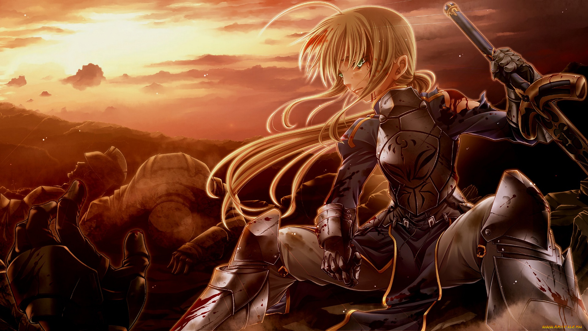 аниме, fate, stay, night, , grand, order, , apocrypha, сейбер