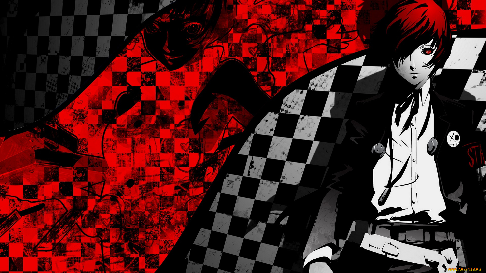 аниме, persona, парень