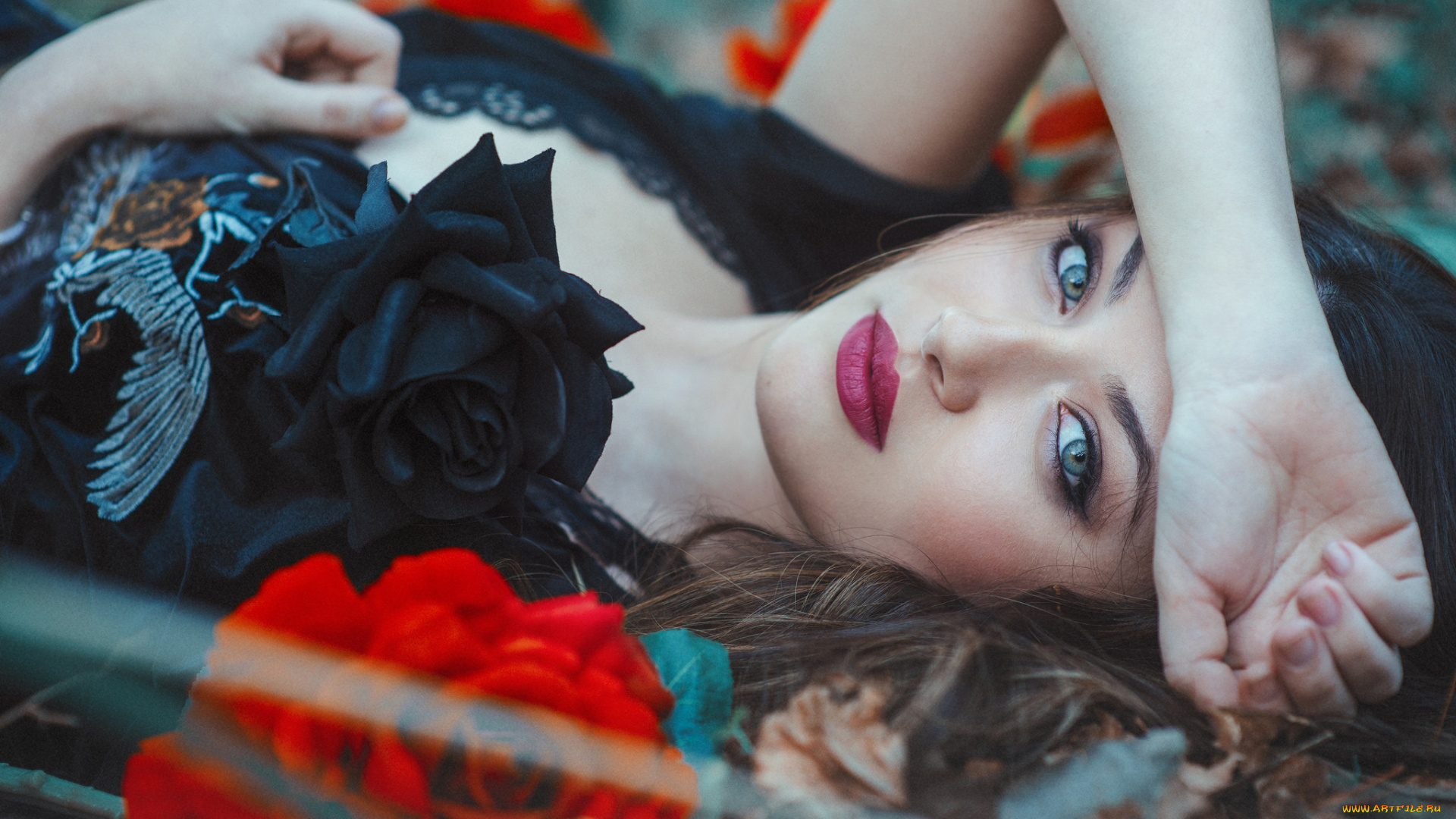 девушка, девушки, -unsort, , брюнетки, темноволосые, модель