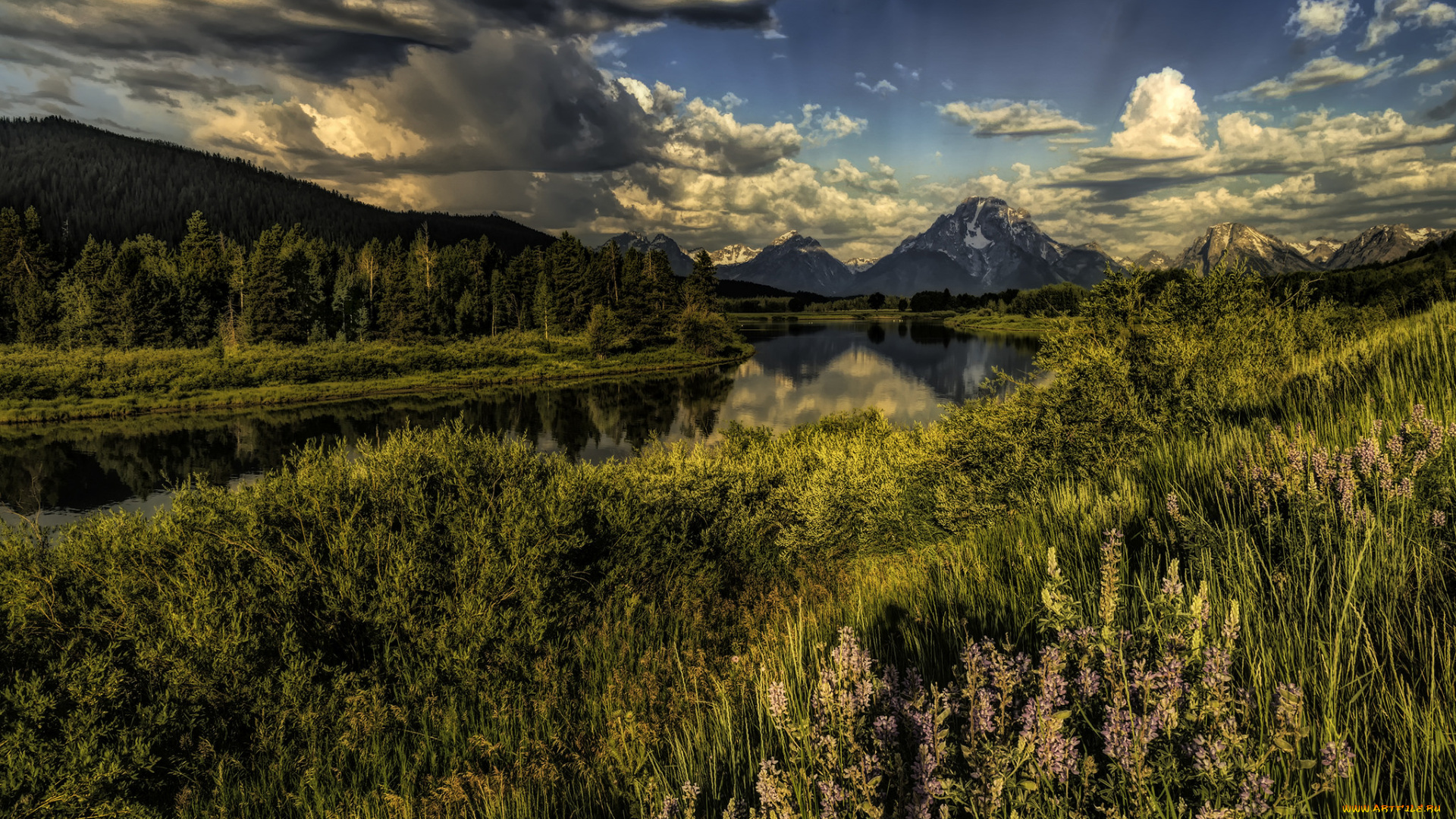 природа, реки, озера, простор