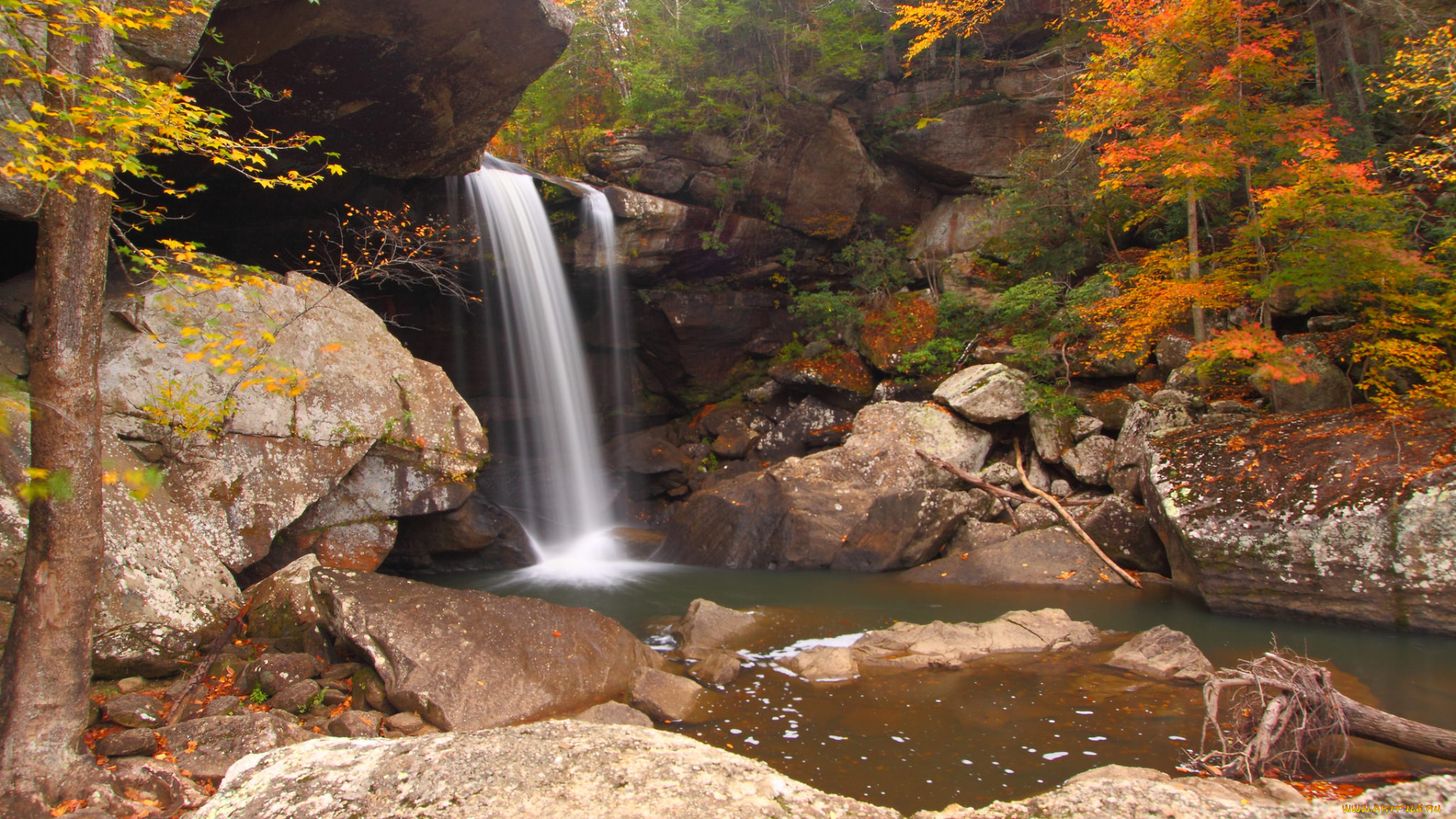 природа, водопады, простор