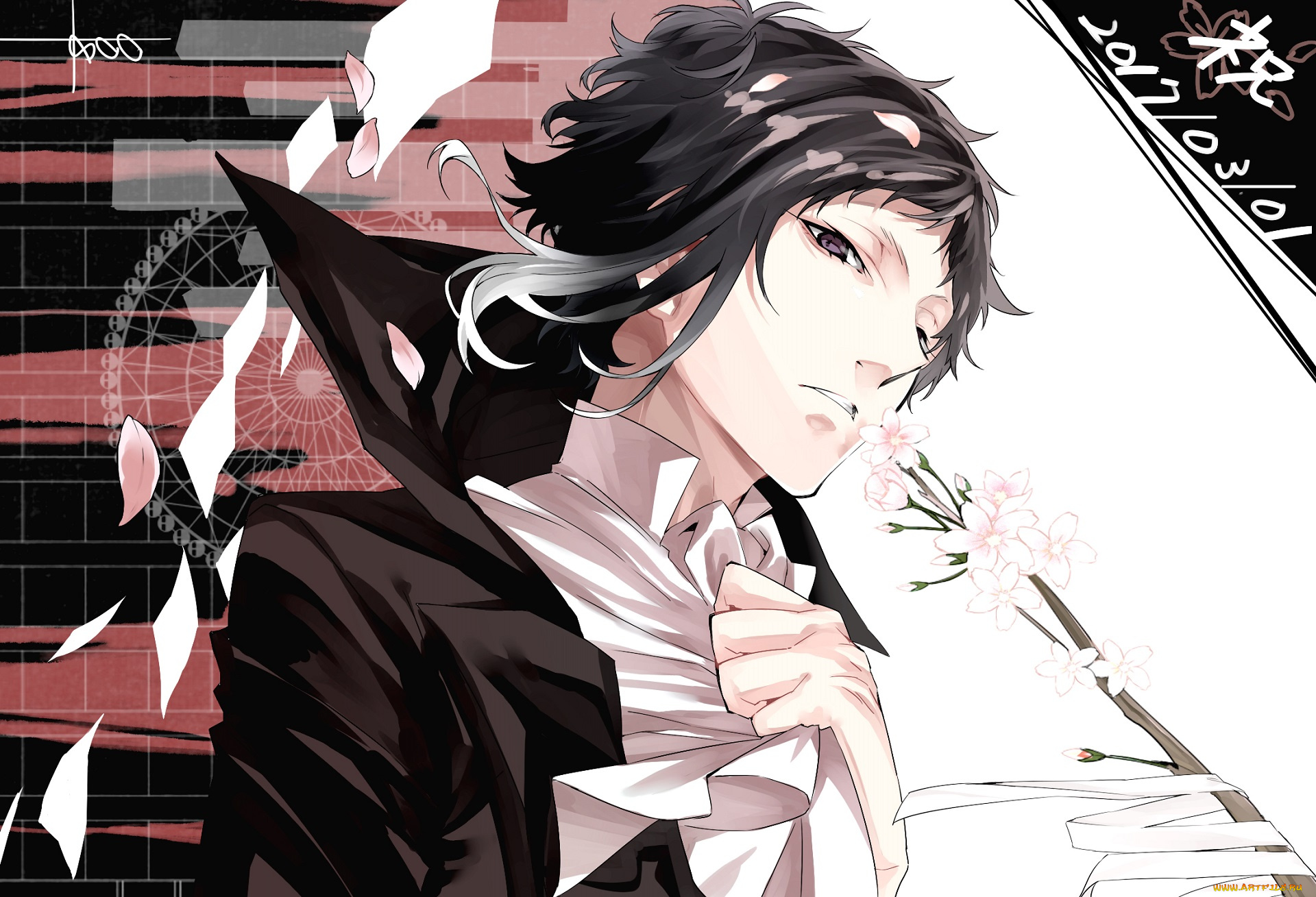 аниме, bungou, stray, dogs, литературные, гении, бродячие, псы