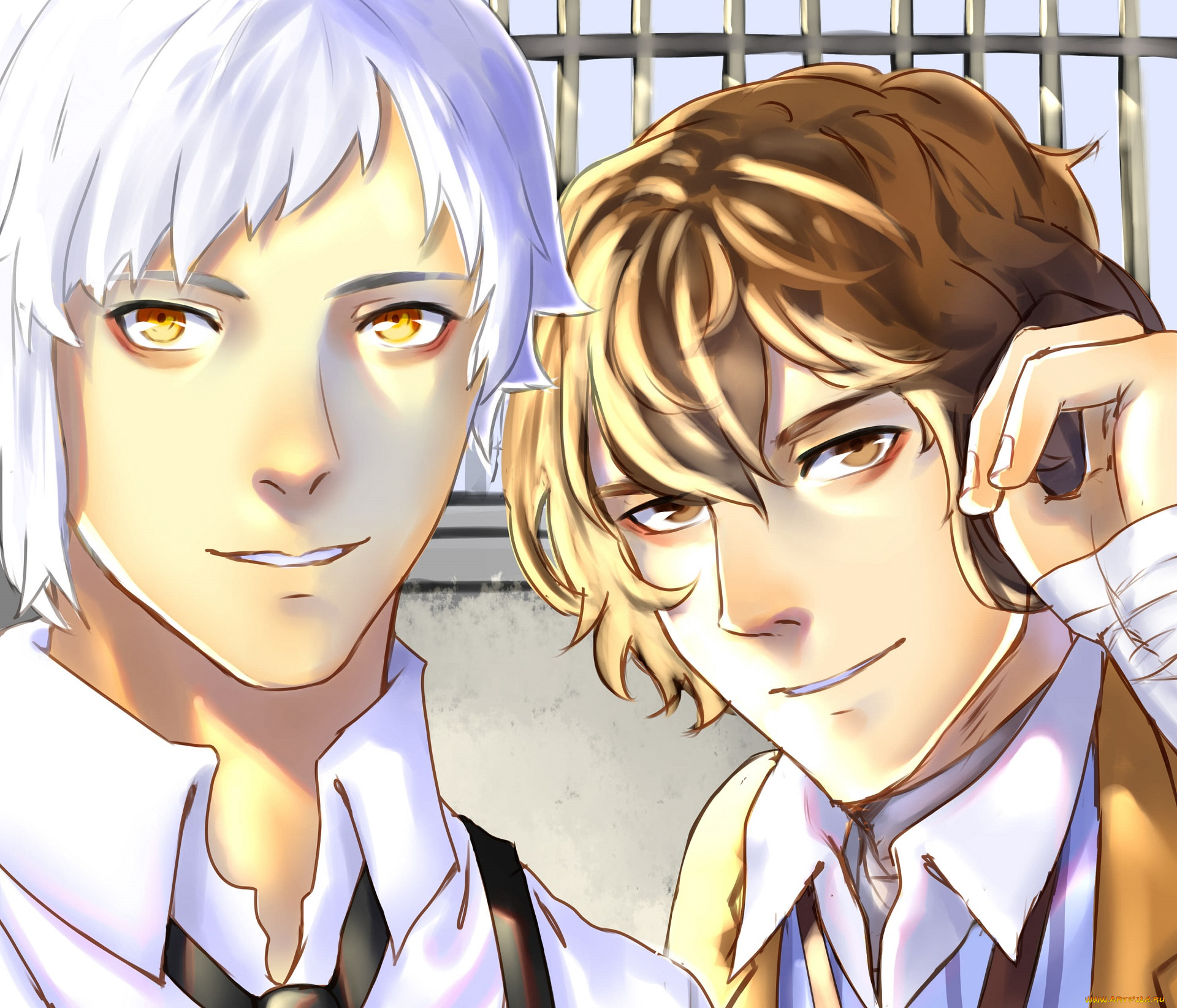 аниме, bungou, stray, dogs, бродячие, псы, литературные, гении