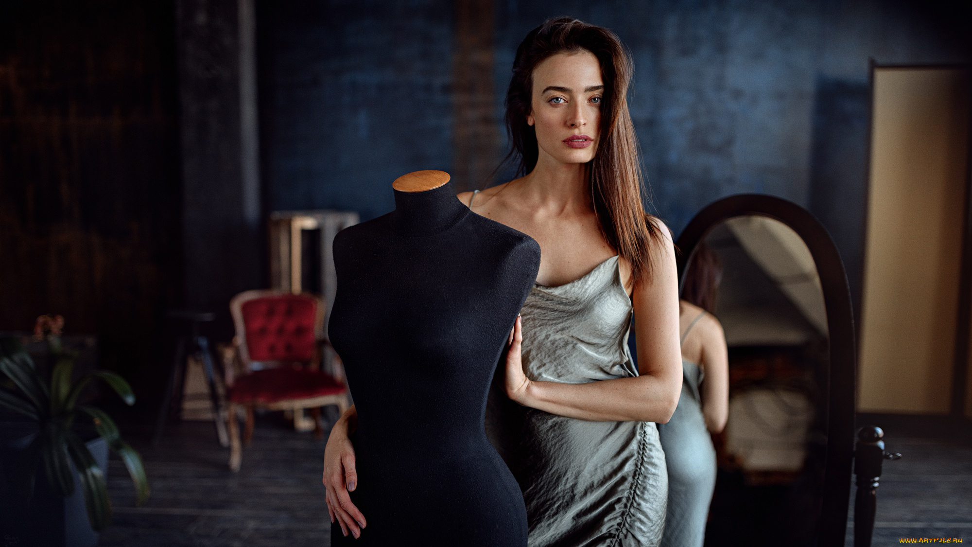 девушка, девушки, -unsort, , брюнетки, темноволосые, модель