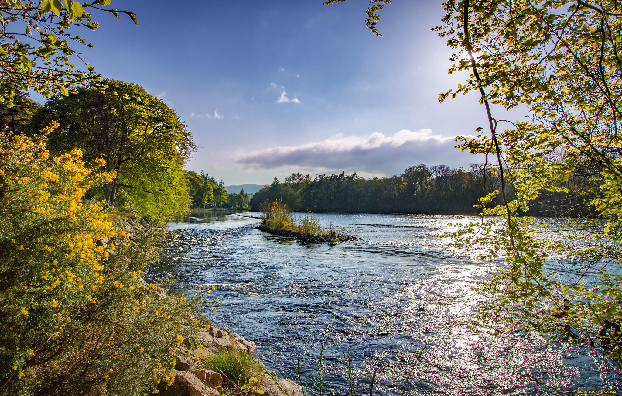 природа, реки, озера, простор