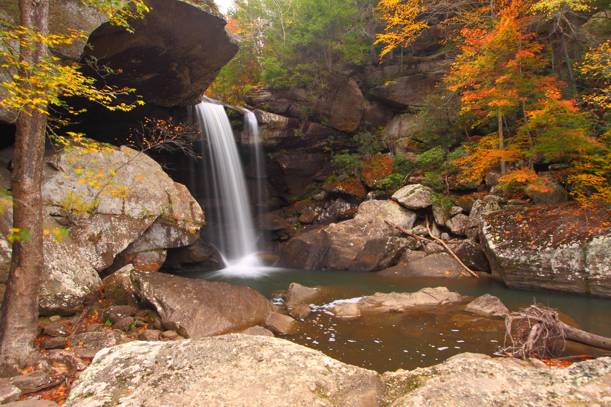 природа, водопады, простор