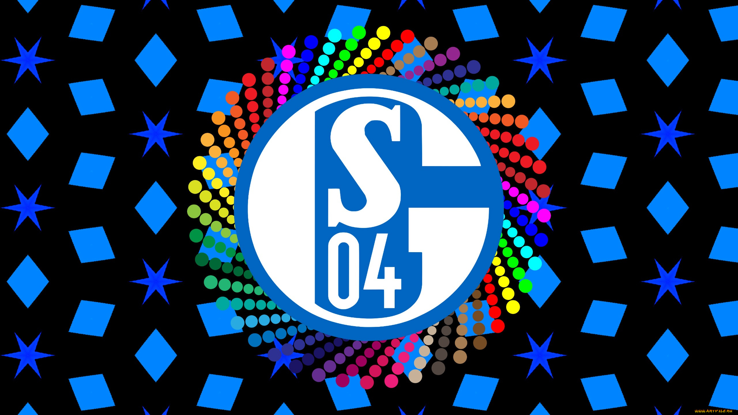 спорт, эмблемы, клубов, логотип, fc, schalke, 04, фон