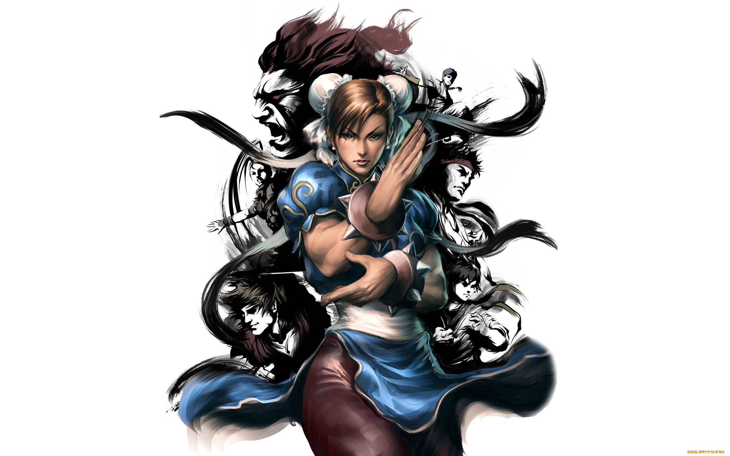 видео, игры, street, fighter, бойцы, девушка, лица