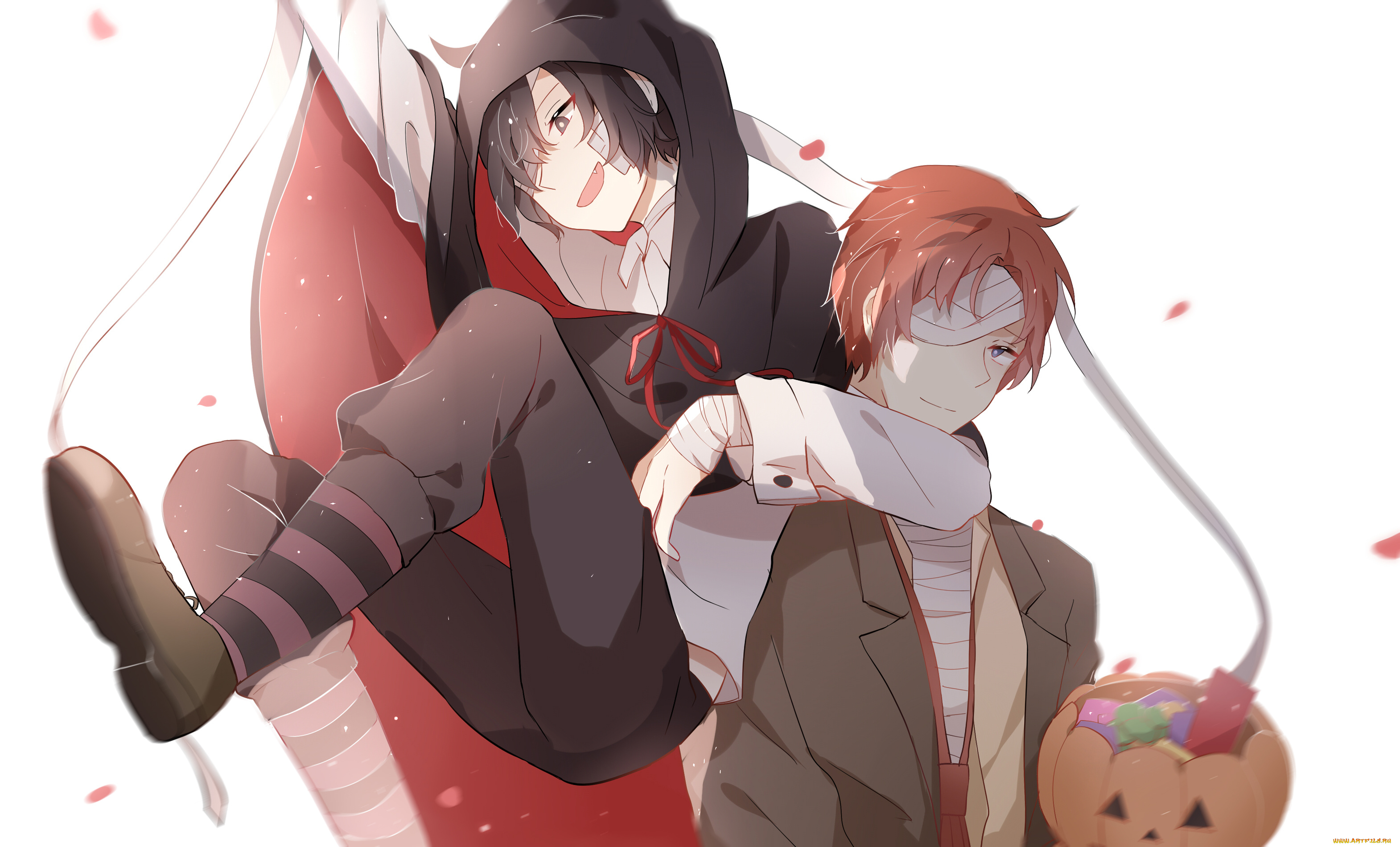 аниме, bungou, stray, dogs, бродячие, псы, литературные, гении