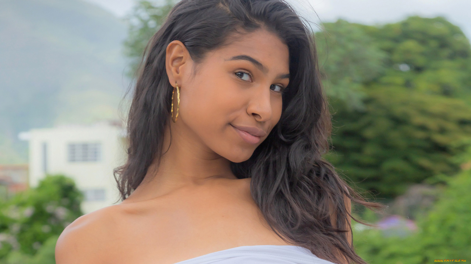 scarlett, camila, девушки, -unsort, , лица, , портреты, scarlett, camila, девушка, модель, брюнетка, латина, взгляд, макияж, поза, лицо, причёска, портрет