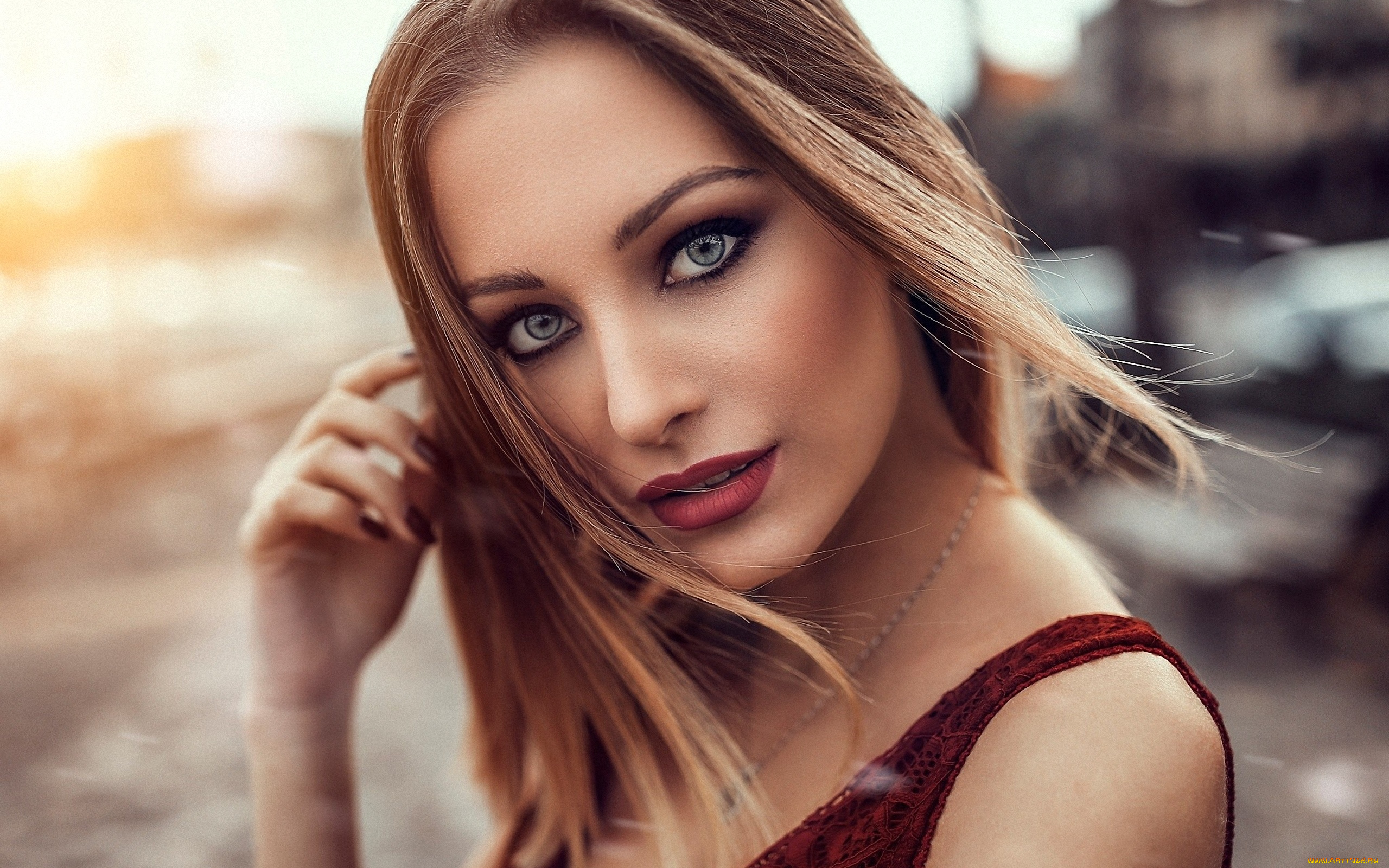 девушки, -unsort, , лица, , портреты, девушка, модель, блондинка, макияж, взгляд, красотка, причёска, портрет, лицо