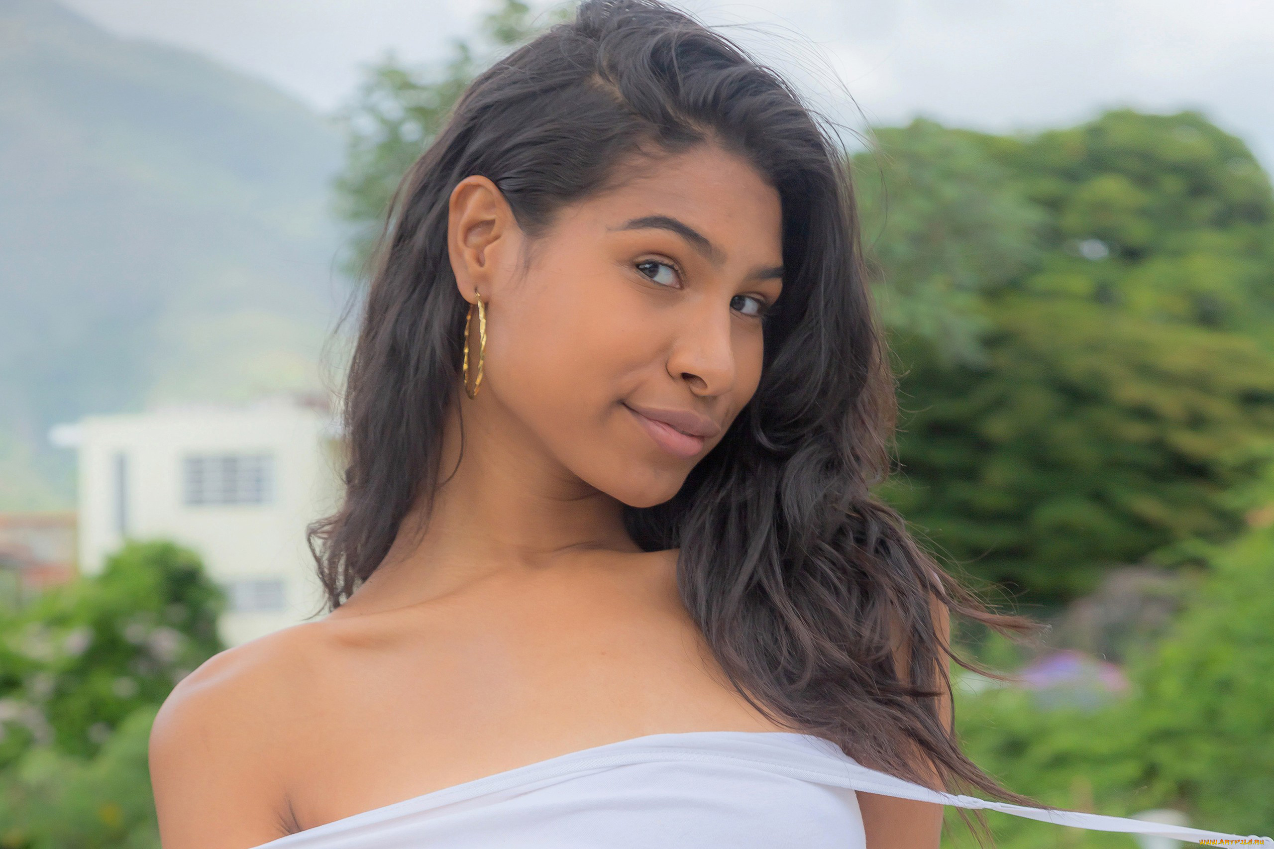 scarlett, camila, девушки, -unsort, , лица, , портреты, scarlett, camila, девушка, модель, брюнетка, латина, взгляд, макияж, поза, лицо, причёска, портрет