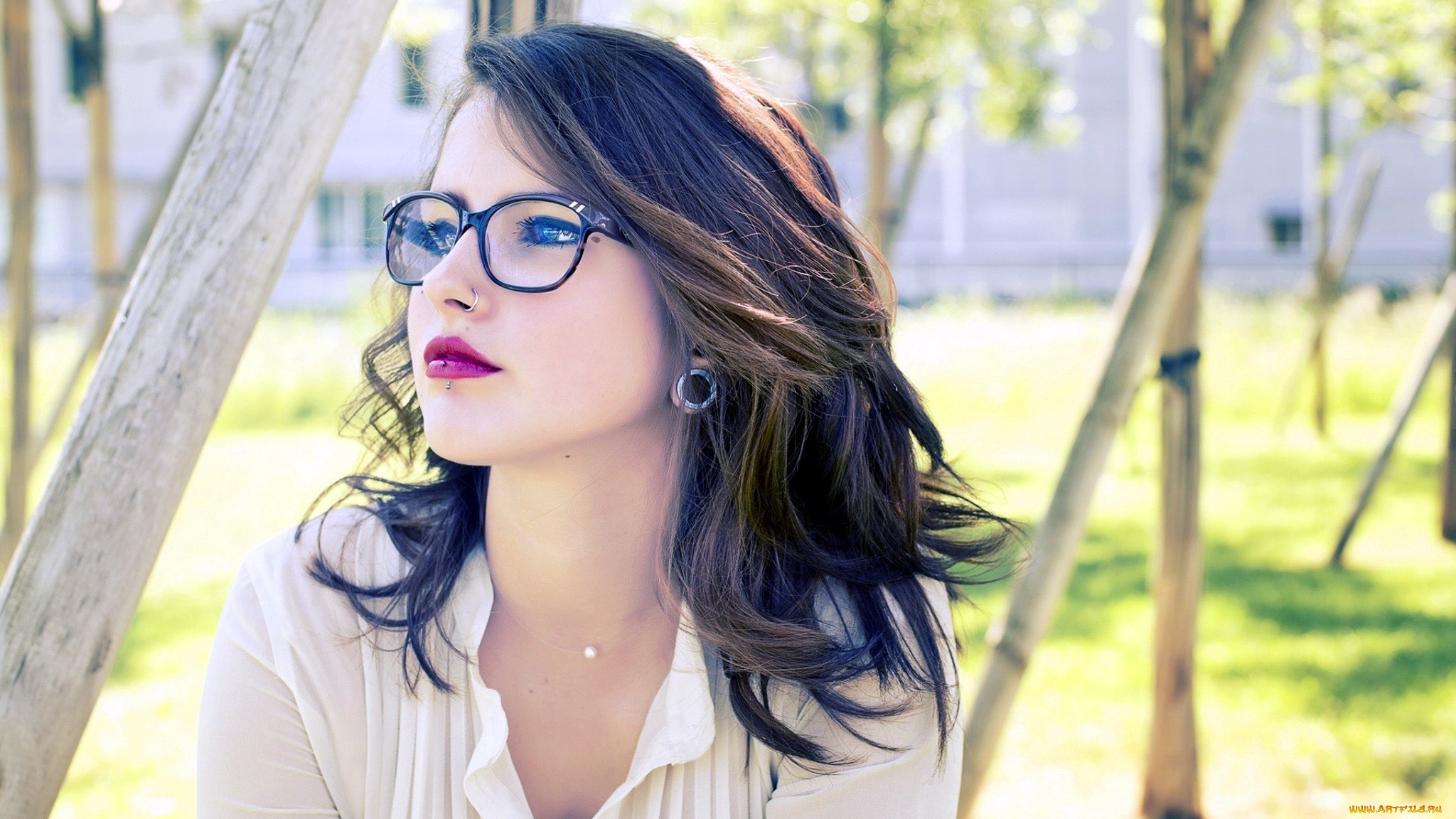 девушки, -, брюнетки, , шатенки, очки