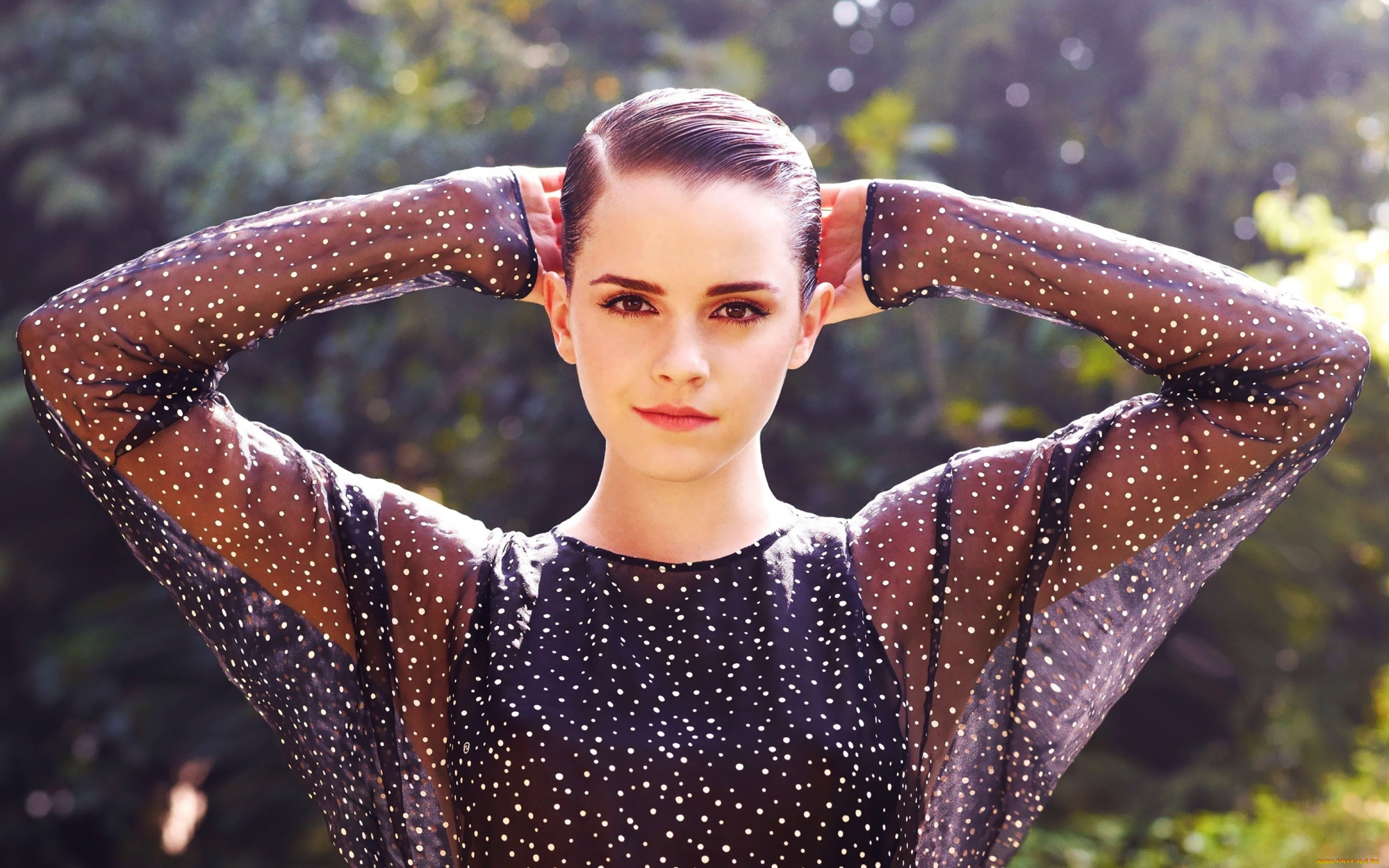 девушки, emma, watson, блузка