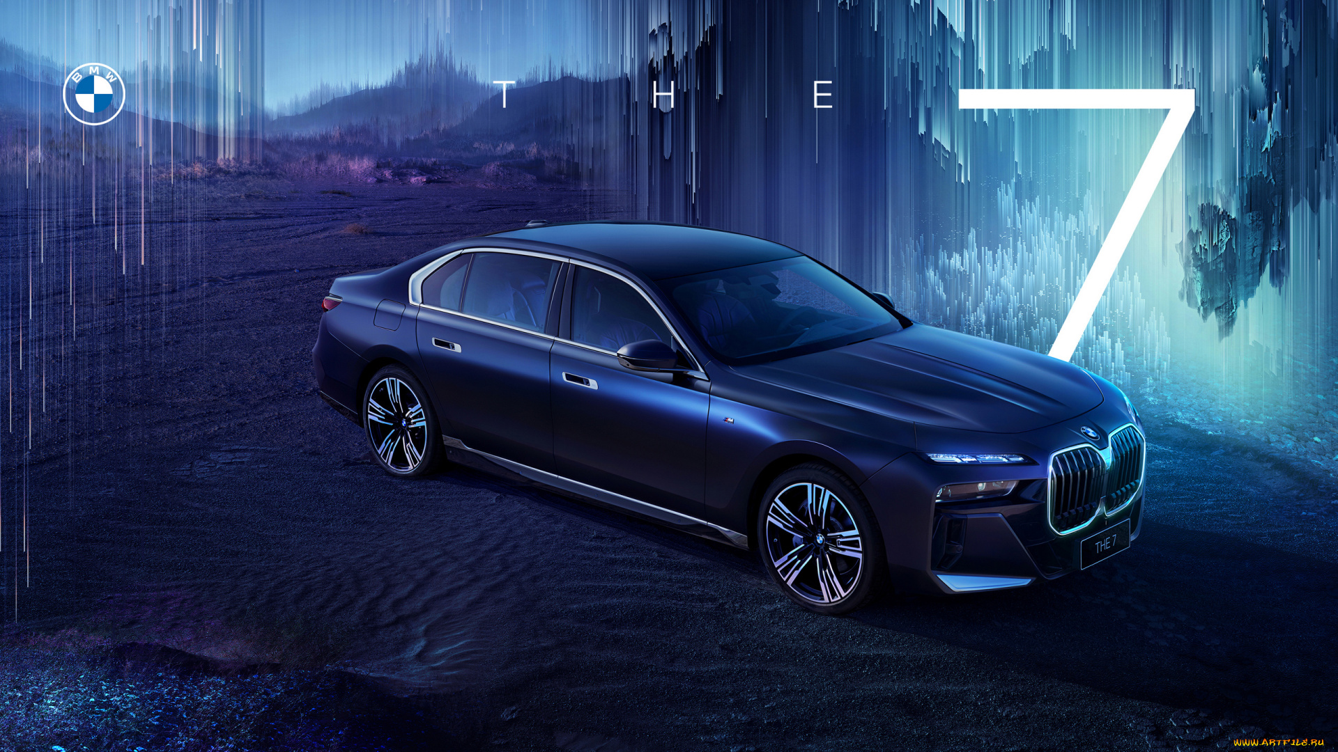 bmw, i7, concept, автомобили, bmw, i7, concept, электрический, седан, концепт