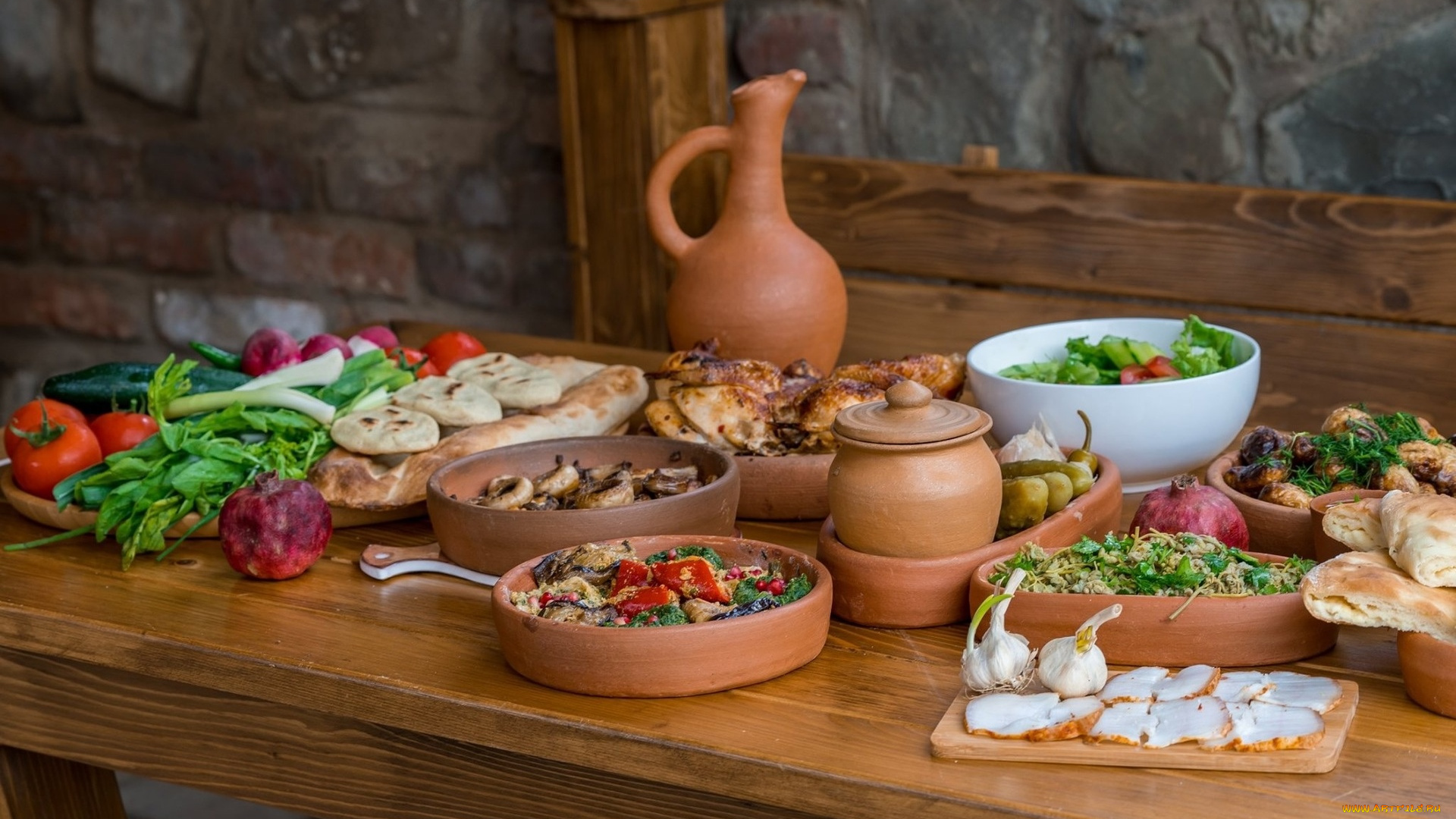 еда, разное, зелень, салаты, овощи, выпечка, грибы