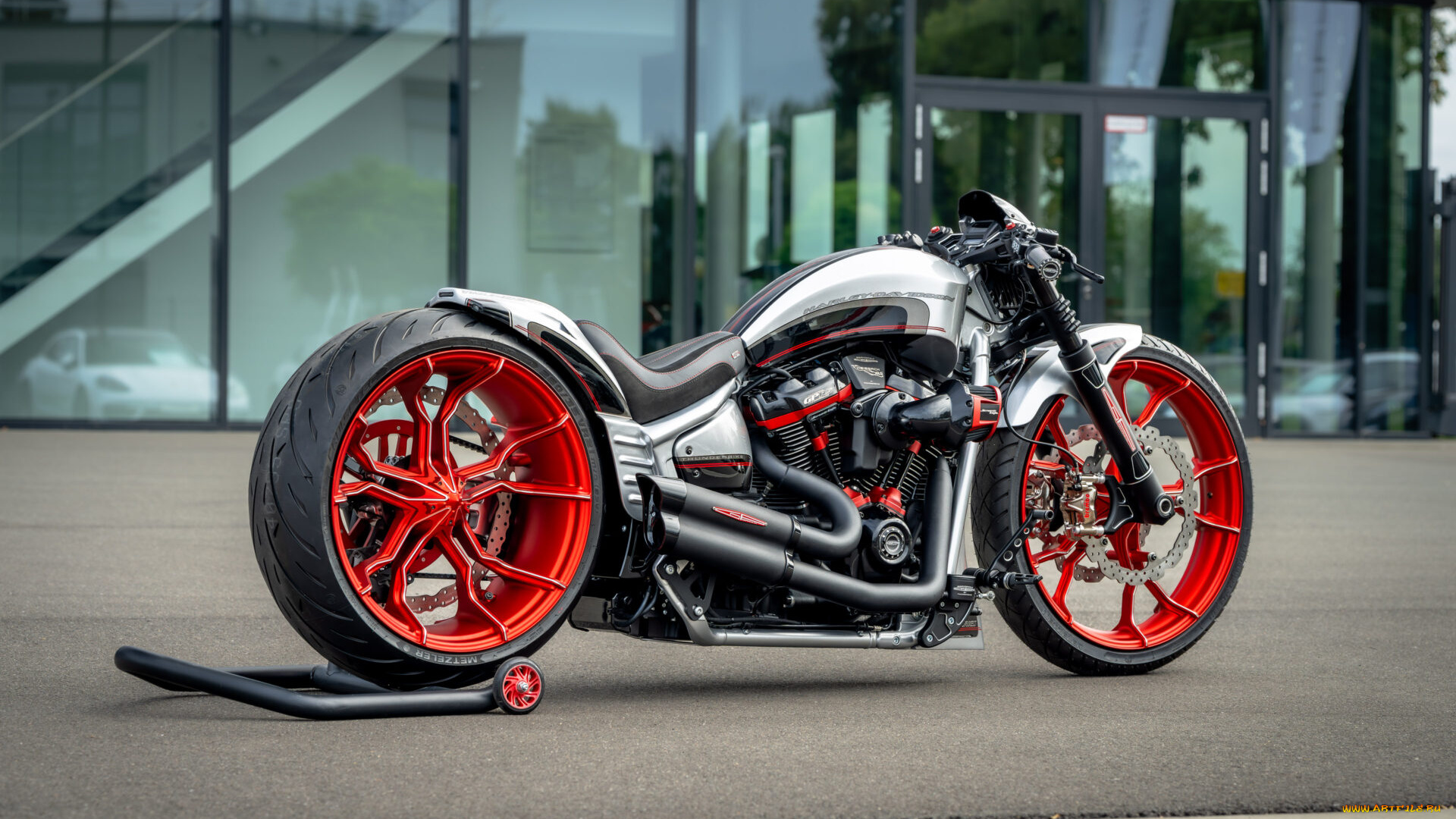 мотоциклы, harley-davidson, softail, breakout, customized, custombikes, gp-weissach