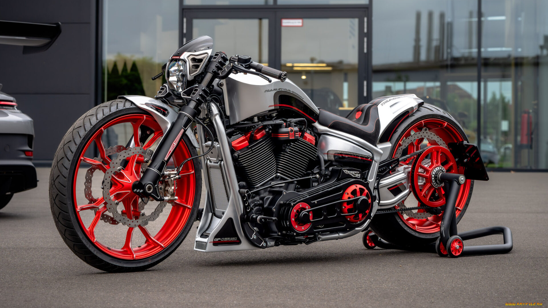 мотоциклы, harley-davidson, softail, breakout, customized, custombikes, gp-weissach