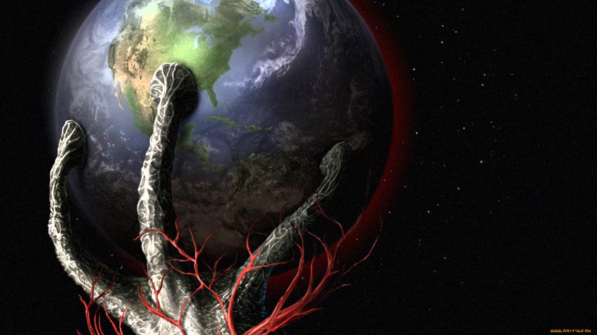 рисованное, кино, , мультфильмы, космос, планета, земля, пальцы, инопланетяне